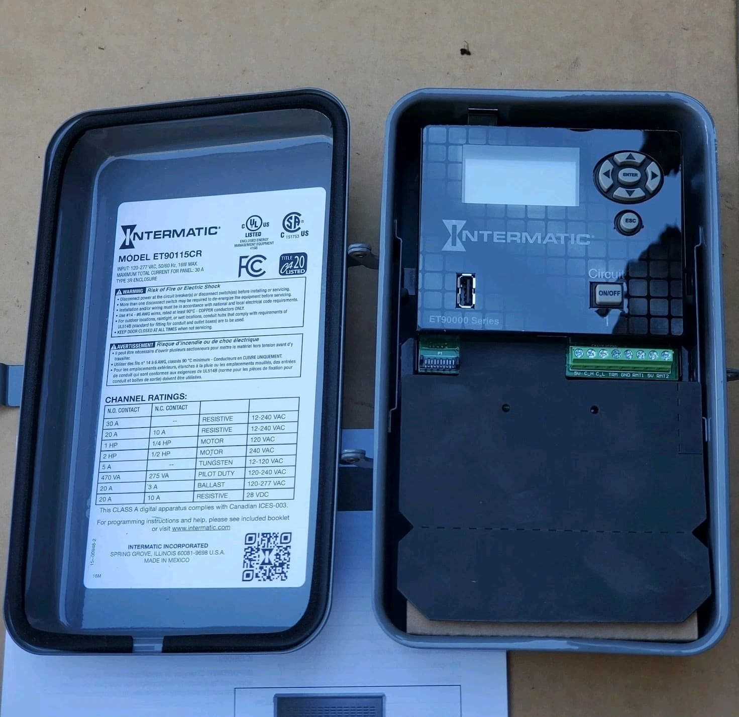 INTERMATIC ET90115CR 365-Day Time Switch - NEW 3