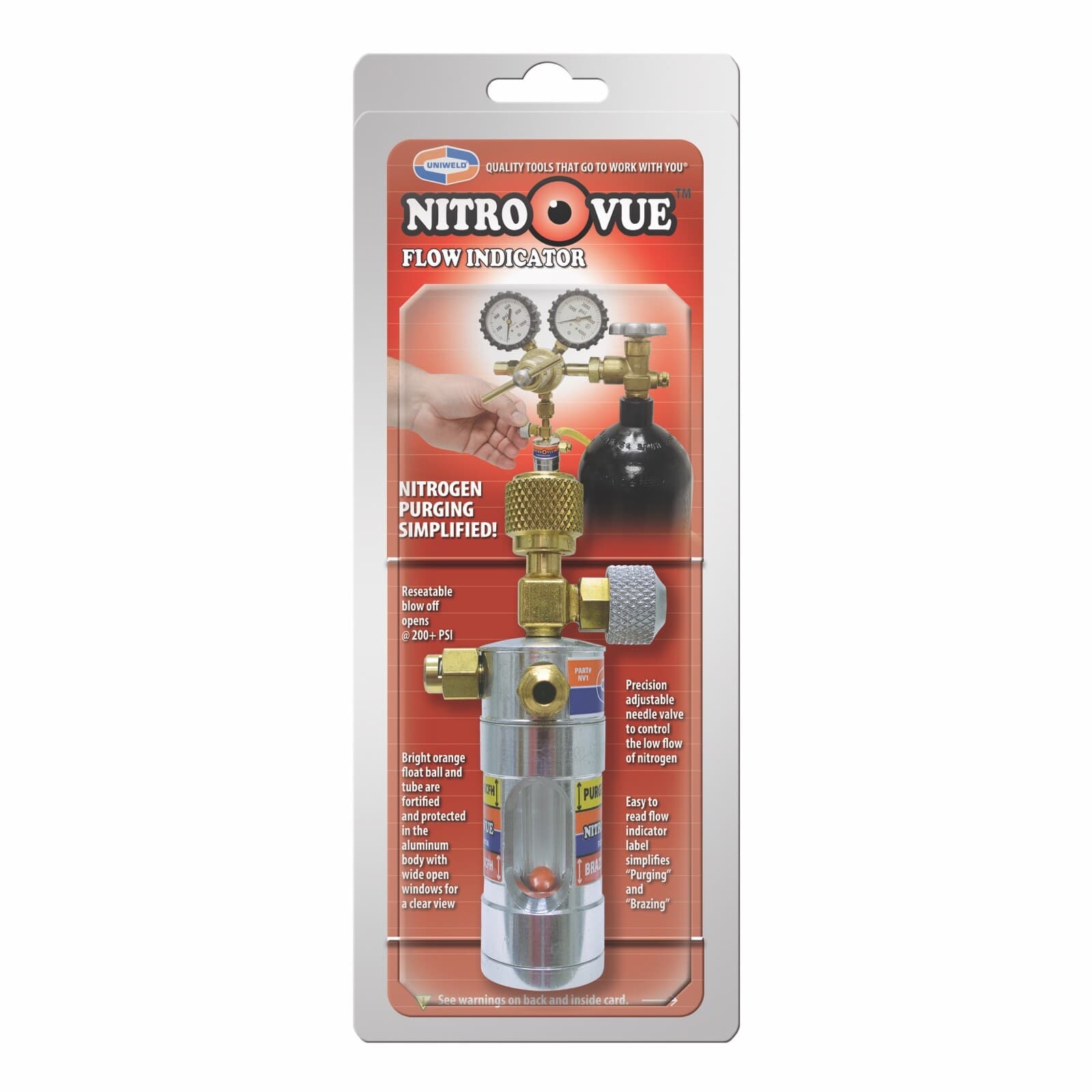 Uniweld NV1 NitroVue™ Nitrogen Flow Indictor 2