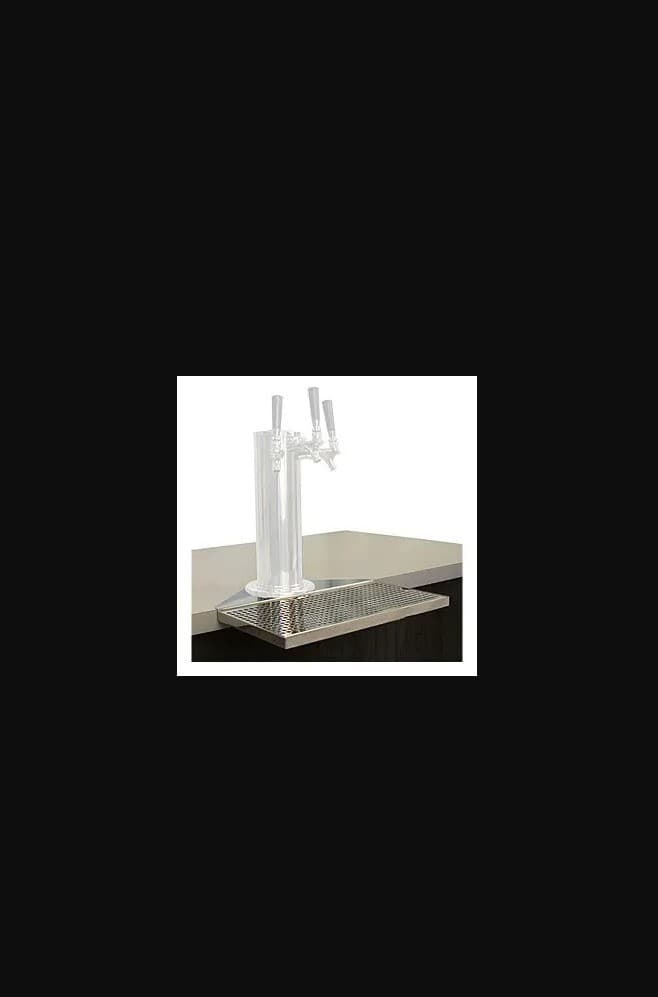 Micro Matic 21-1/2" Stainless Steel Wrap Around Drip Tray - DP-640DP 2