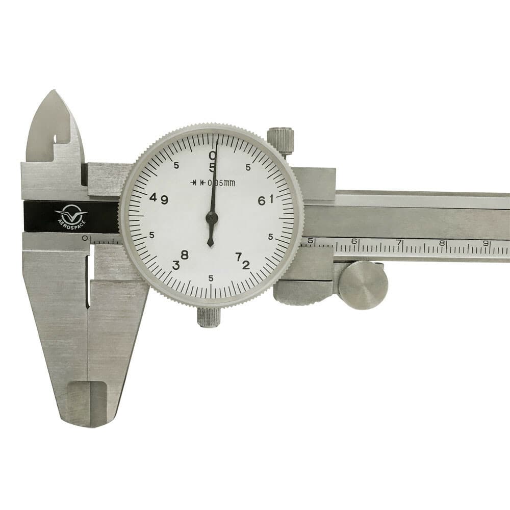 150mm/0.05mm Precision Hardened Stainless Steel Metric Dial Caliper 5