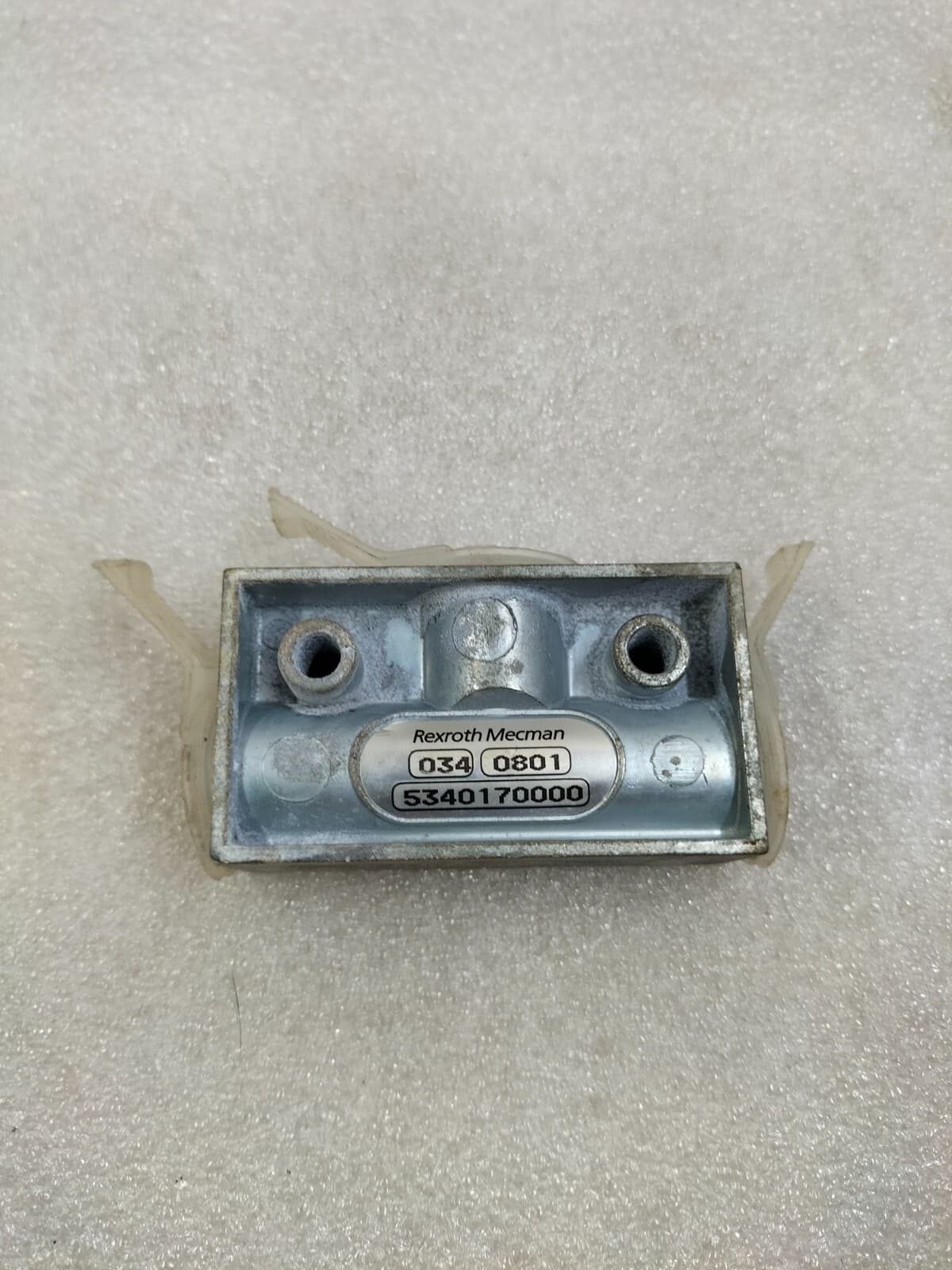 REXROTH MECMAN 53401700000 PNEUMATIC SHUTTLE VALVE