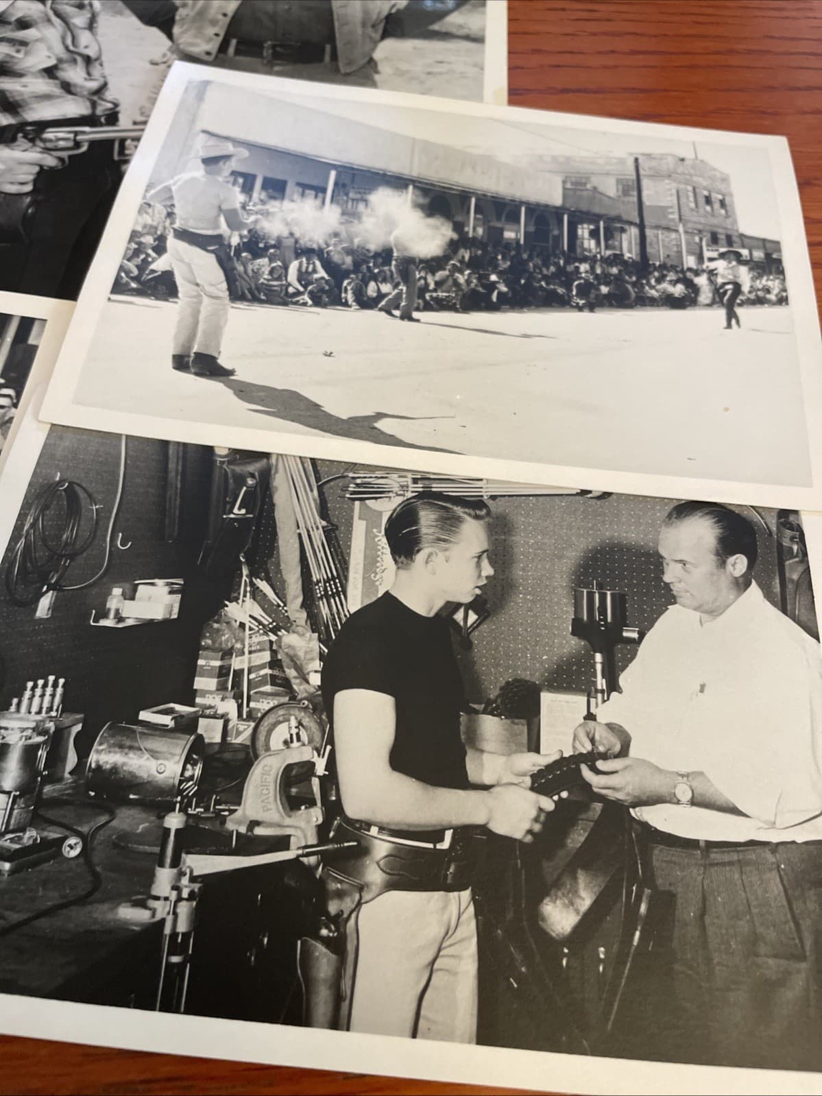 James Arness GUNSMOKE w Thell Reed Fast Draw Competition Photograph Lot 2