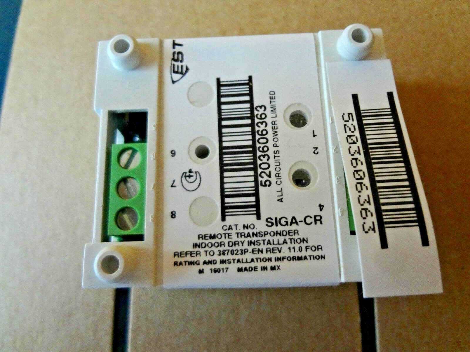 BRAND NEW EST SIGA-CR SIGA CR CONTROL RELAY MODULE FREE SHIPPING !!! 6