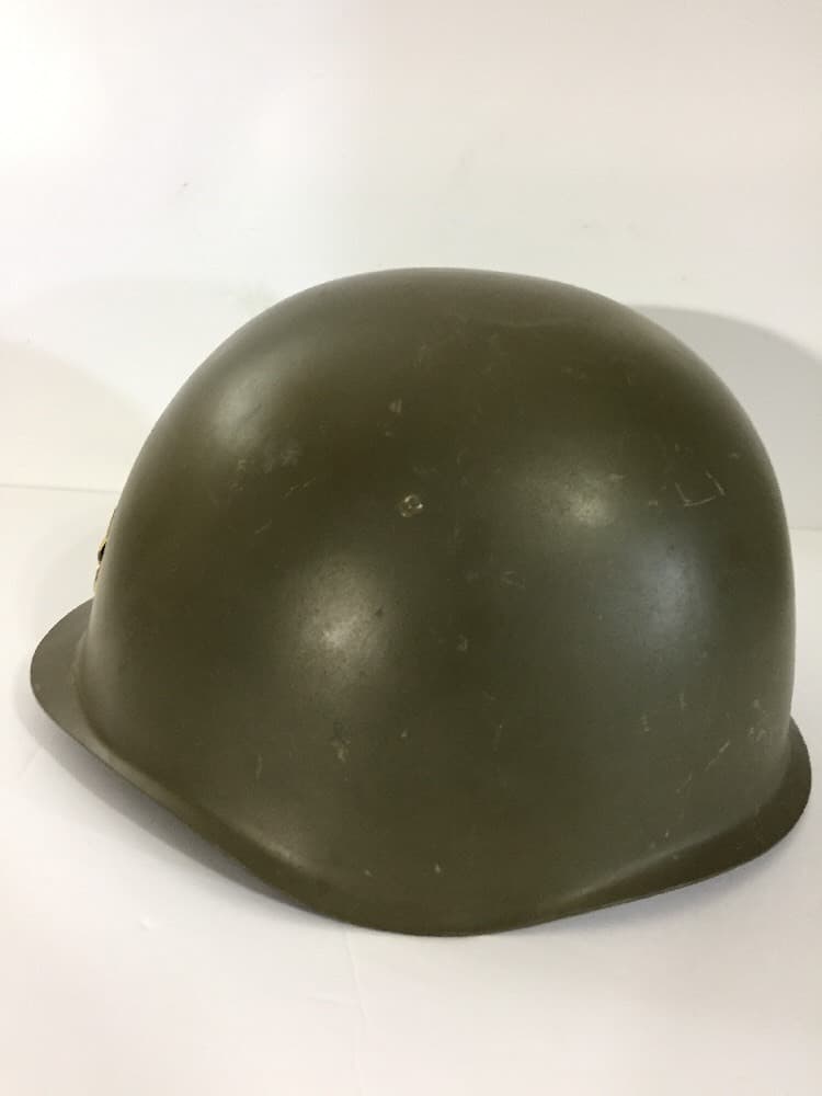 1950s Russia Czech Army Helmet with Star Hammer Sickle Emblem  6