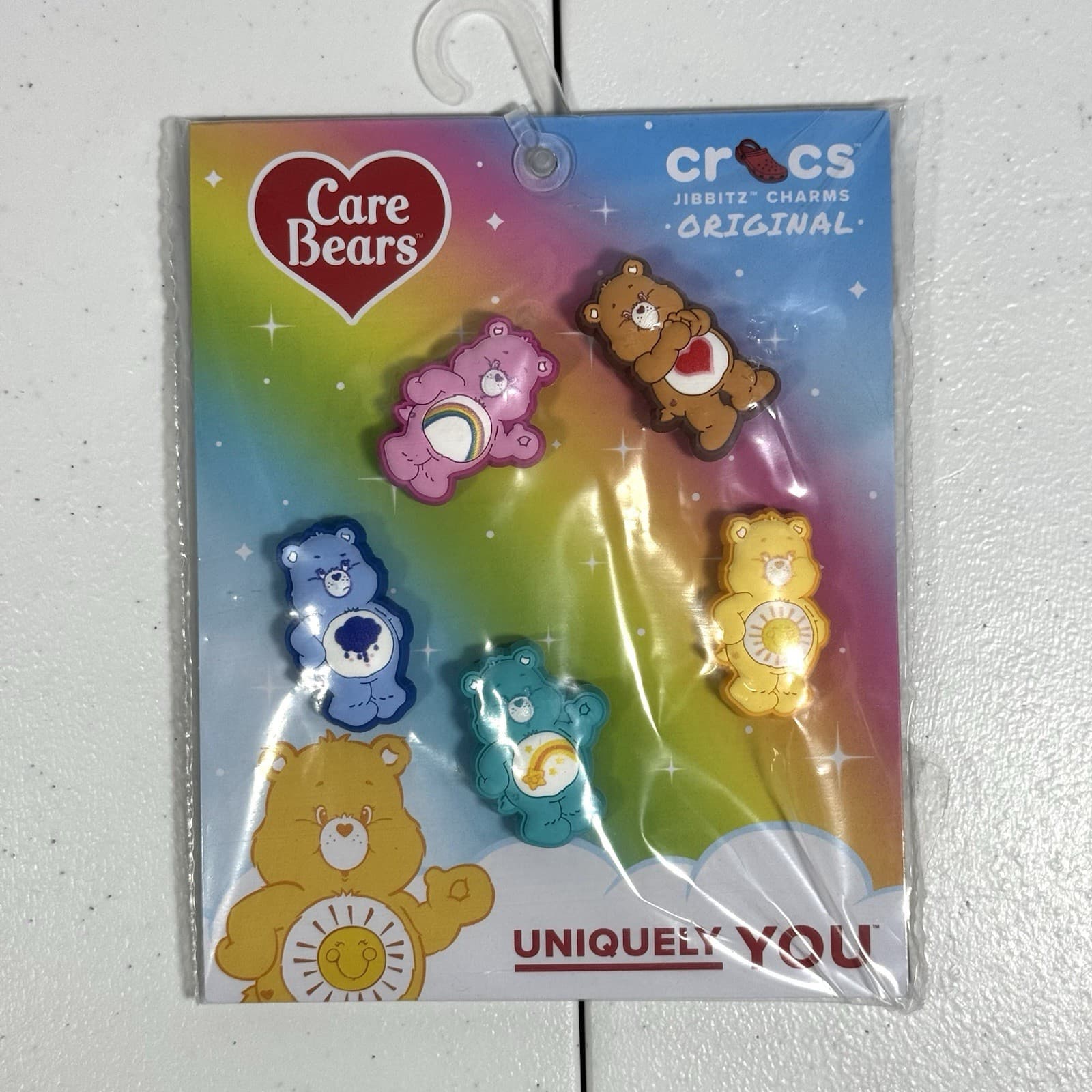 Crocs Jibbitz Care Bears 5 Pack Set Brand New 100% Authentic!