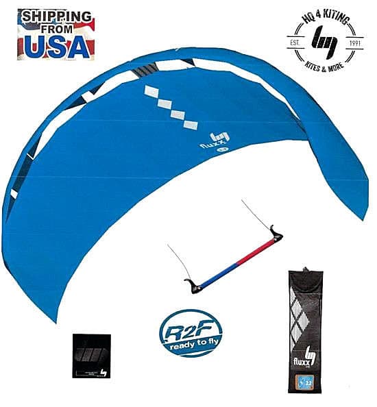 HQ Fluxx 2.2 Kite Trainer Kiteboarding Power / Foil + Bar + Lines + Bag