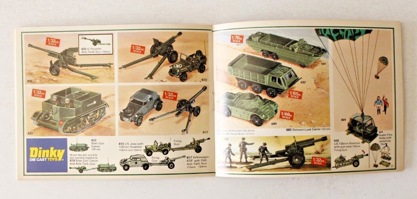 STAR TREK DINKY TOYS CATALOG No.12  1976-1977  NEAR MINT 5