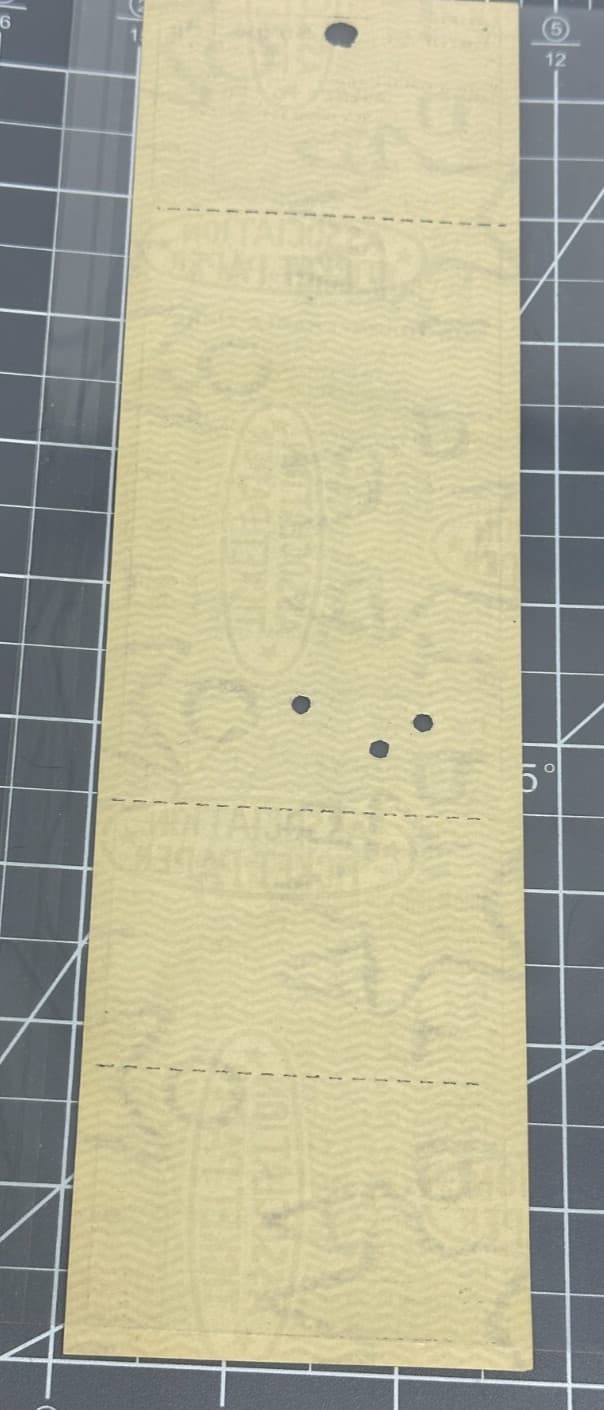 ~1926 Nevada Central Railroad NCRR Unused Austin to Battle Mountain Ticket 228 5