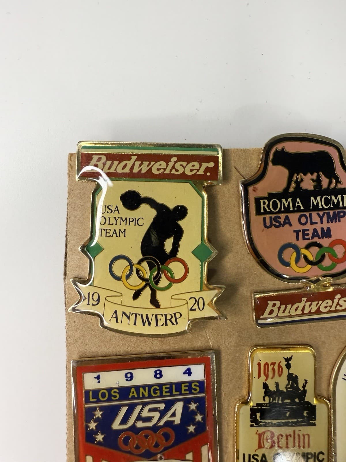 Budweiser 1996 Olympic Commemorative Pin Set - Vintage Collectible ￼￼ 2