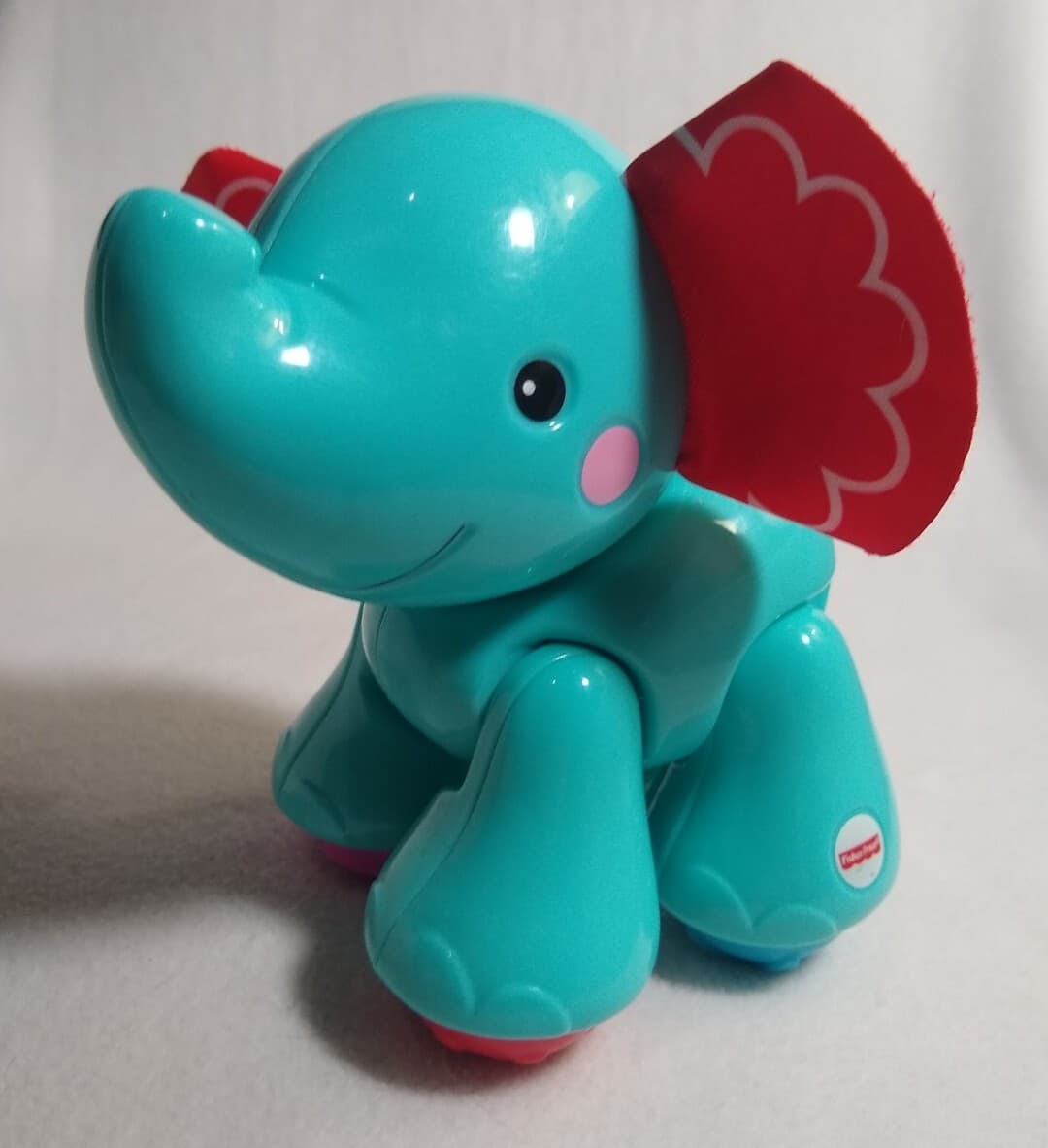 Fisher Price Amazing Animals Elephant Clicker Pals Toy Cloth Ears