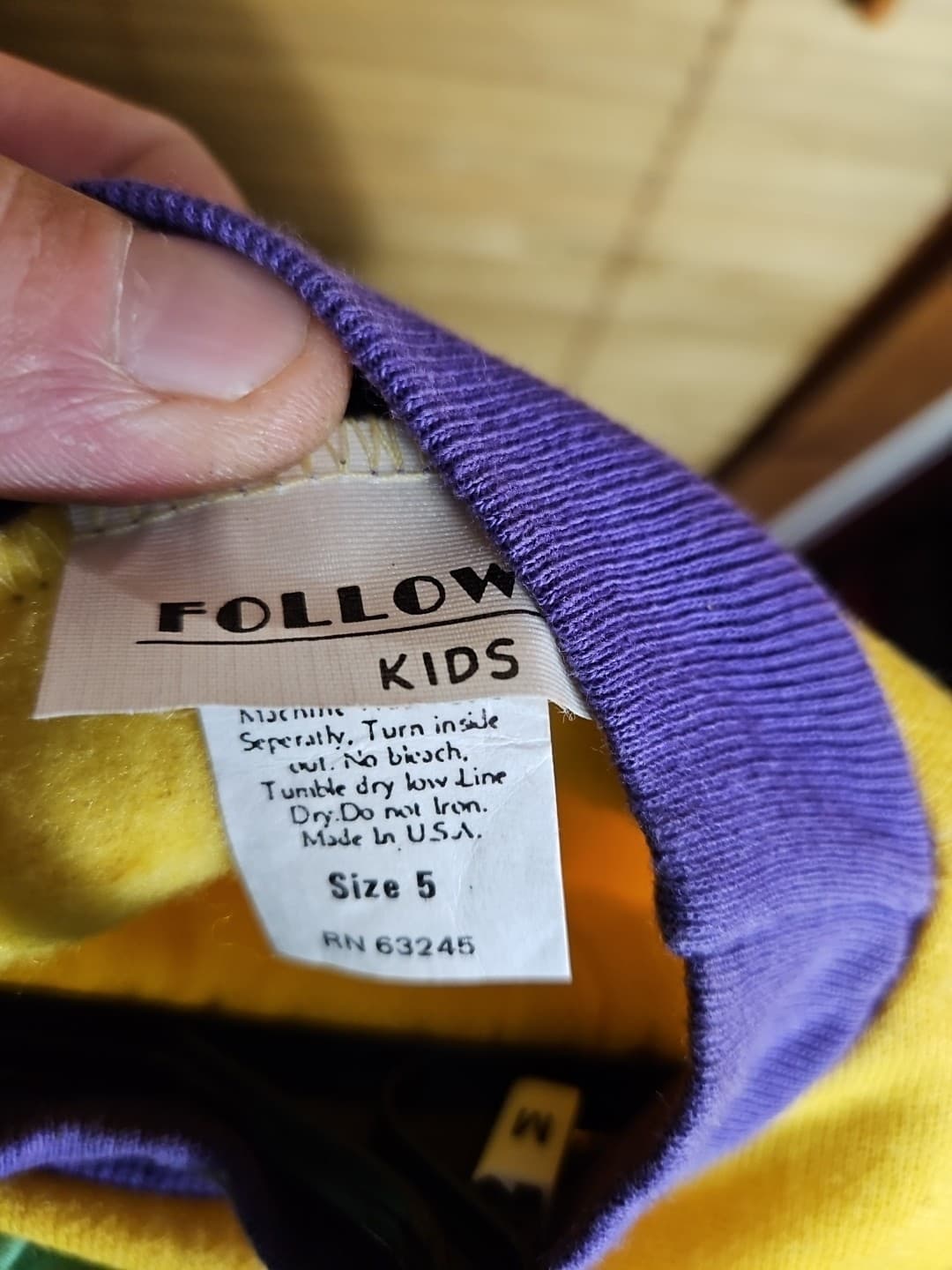 NOS New Vintage 80s 90s Kids Toddler 2 Pc Tracksuit Set Outfit Pants Crewneck 5T 4