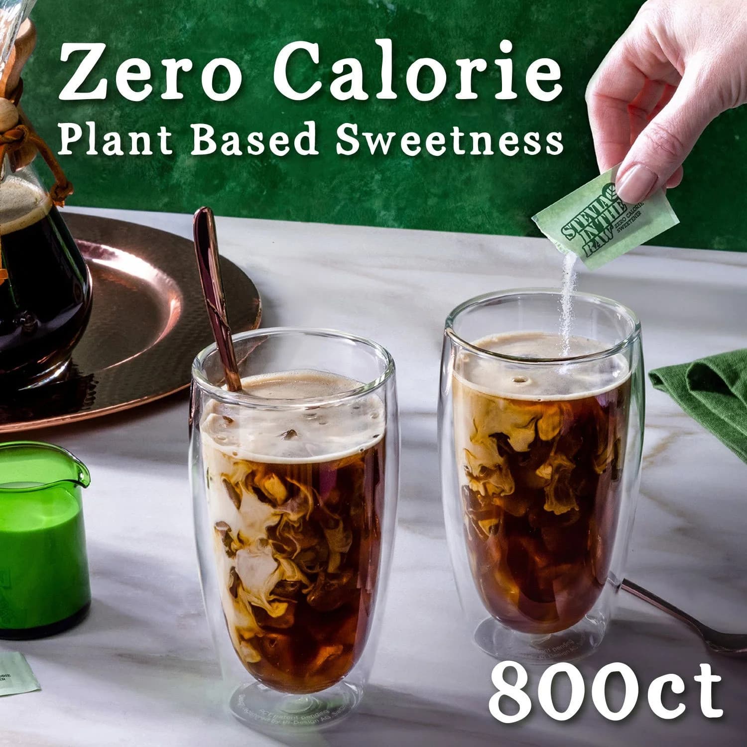 Stevia In The Raw Plant-Based Zero Calorie Sweetener Packets(800 ct.)Great Price 6