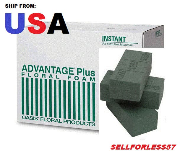 8X New Green Wet Floral Foam Brick for Fresh Flowers 2