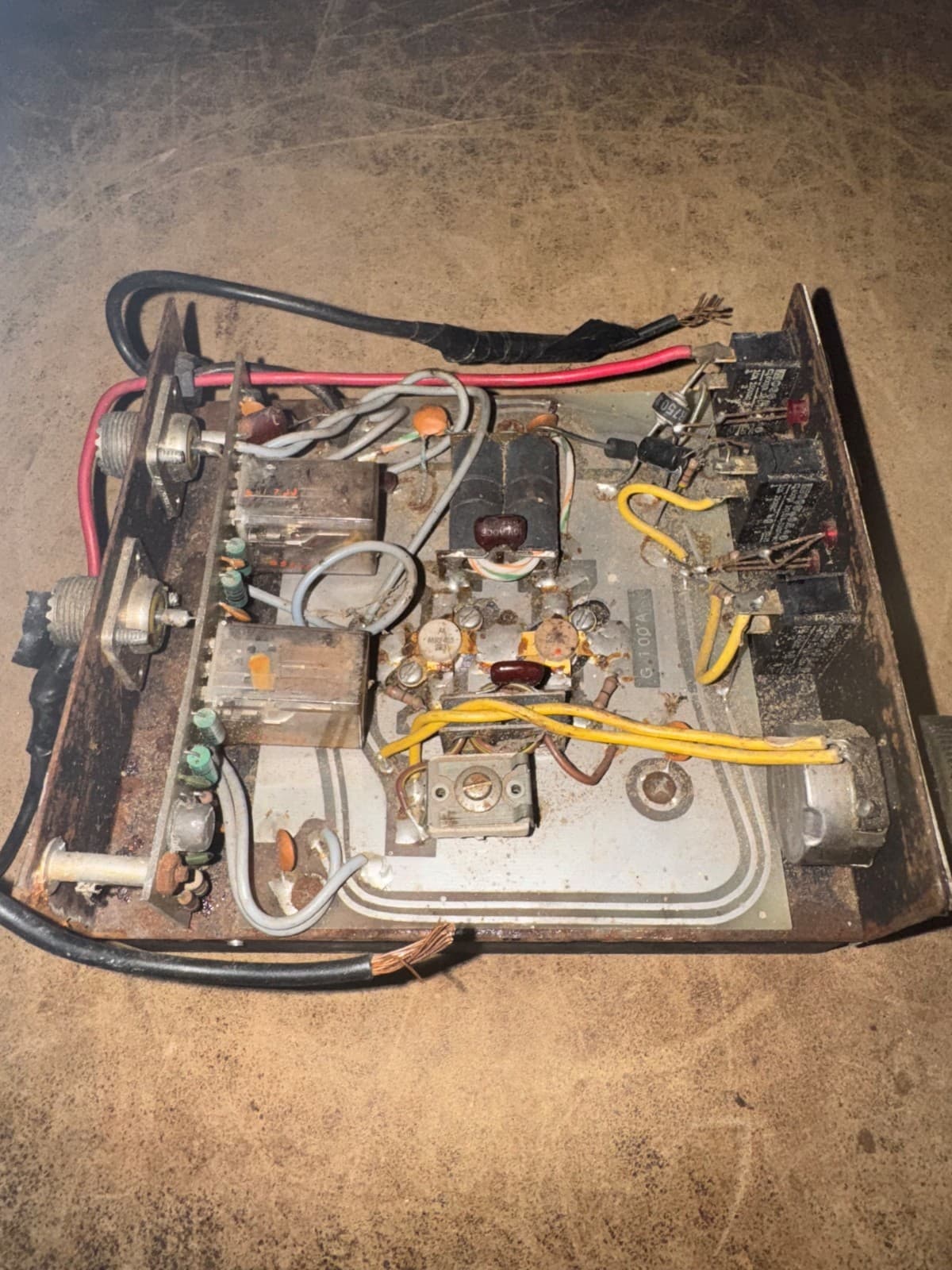 Linear Amplifier power watt RF ham radio preamp Transistor pills meter fan parts 3