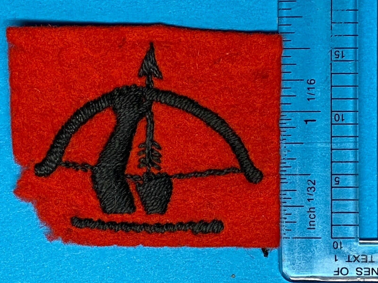 WWII, GREAT BRITAIN, ANTI AIRCRAFT COMMAND, PATCH, ON WOOL, VINTAGE 2