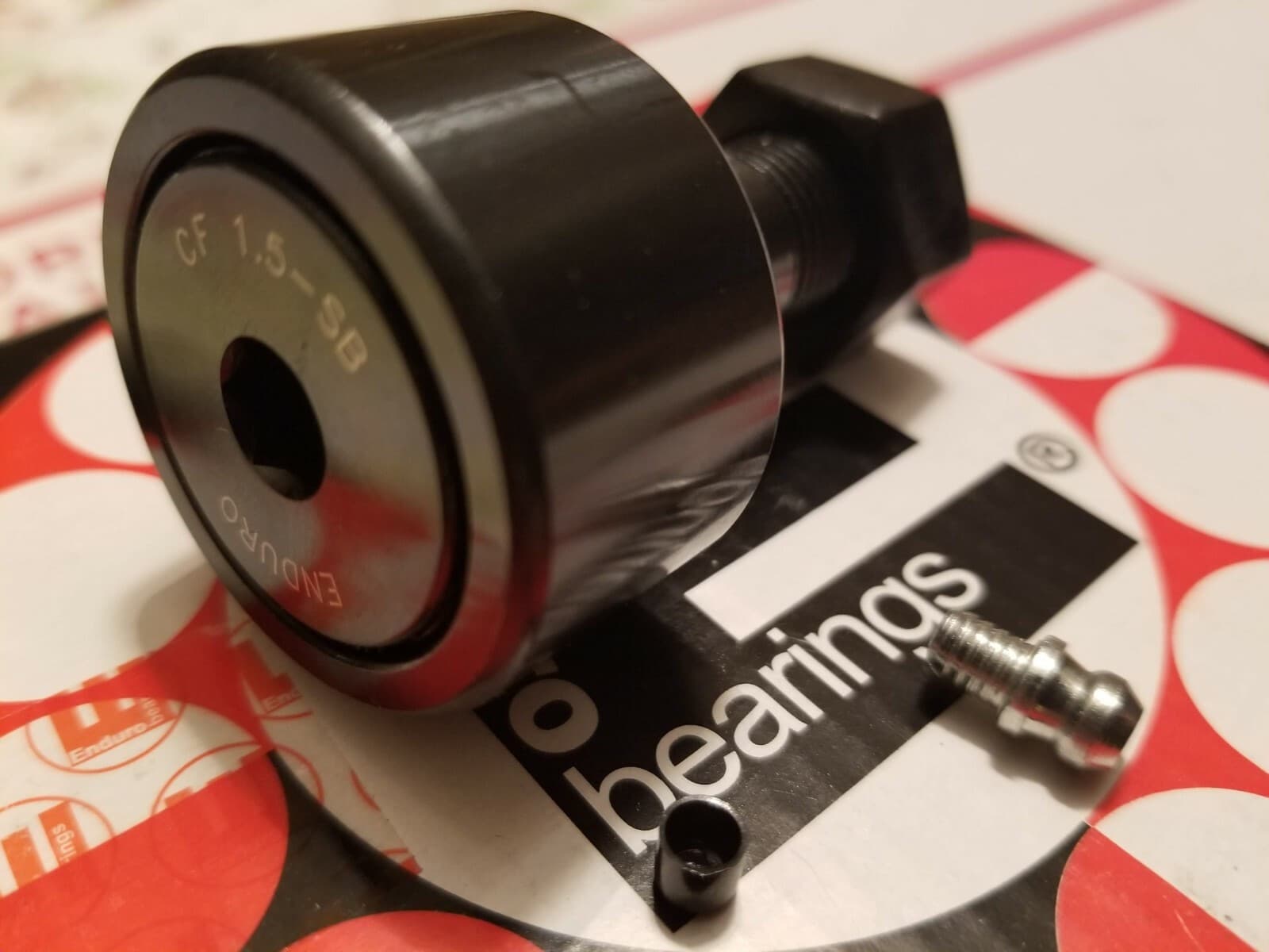 CF1/2SB  cam follower bearing roller McGill CF12SB 1/2 inch .5" w/ nut Enduro 6