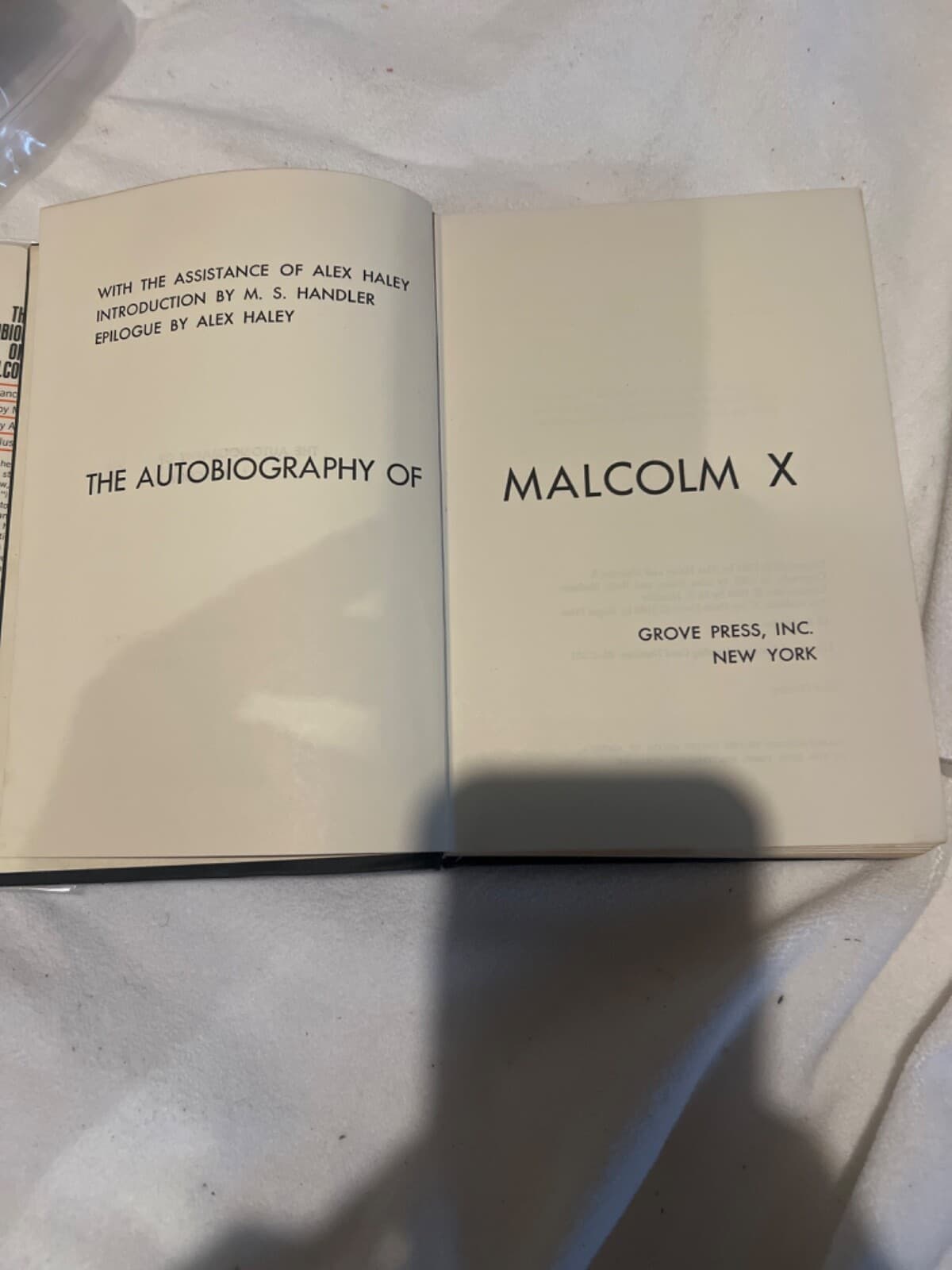 The Autobiography of Malcolm X By Alex Haley 1st Edition/Printing  1965 4