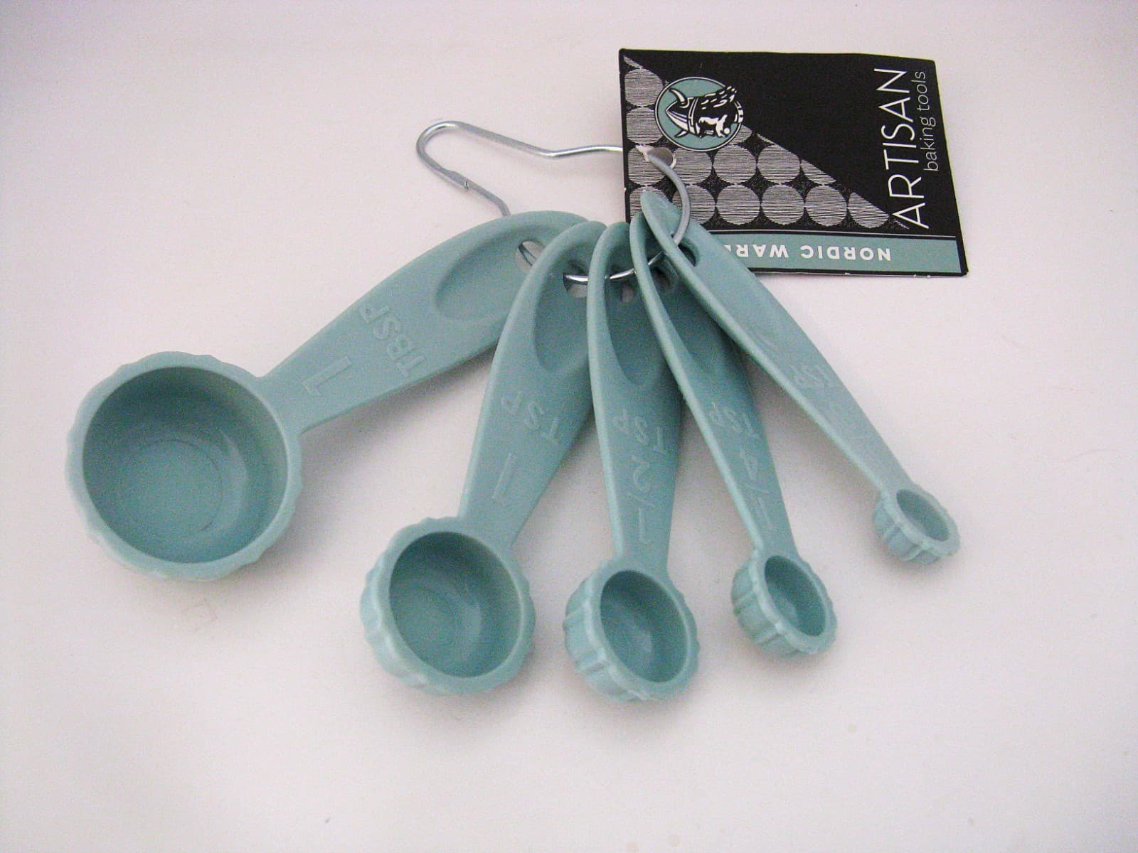 Nordic Ware Bundt Measuring Spoons (5 Pcs) Sea Glass NWT