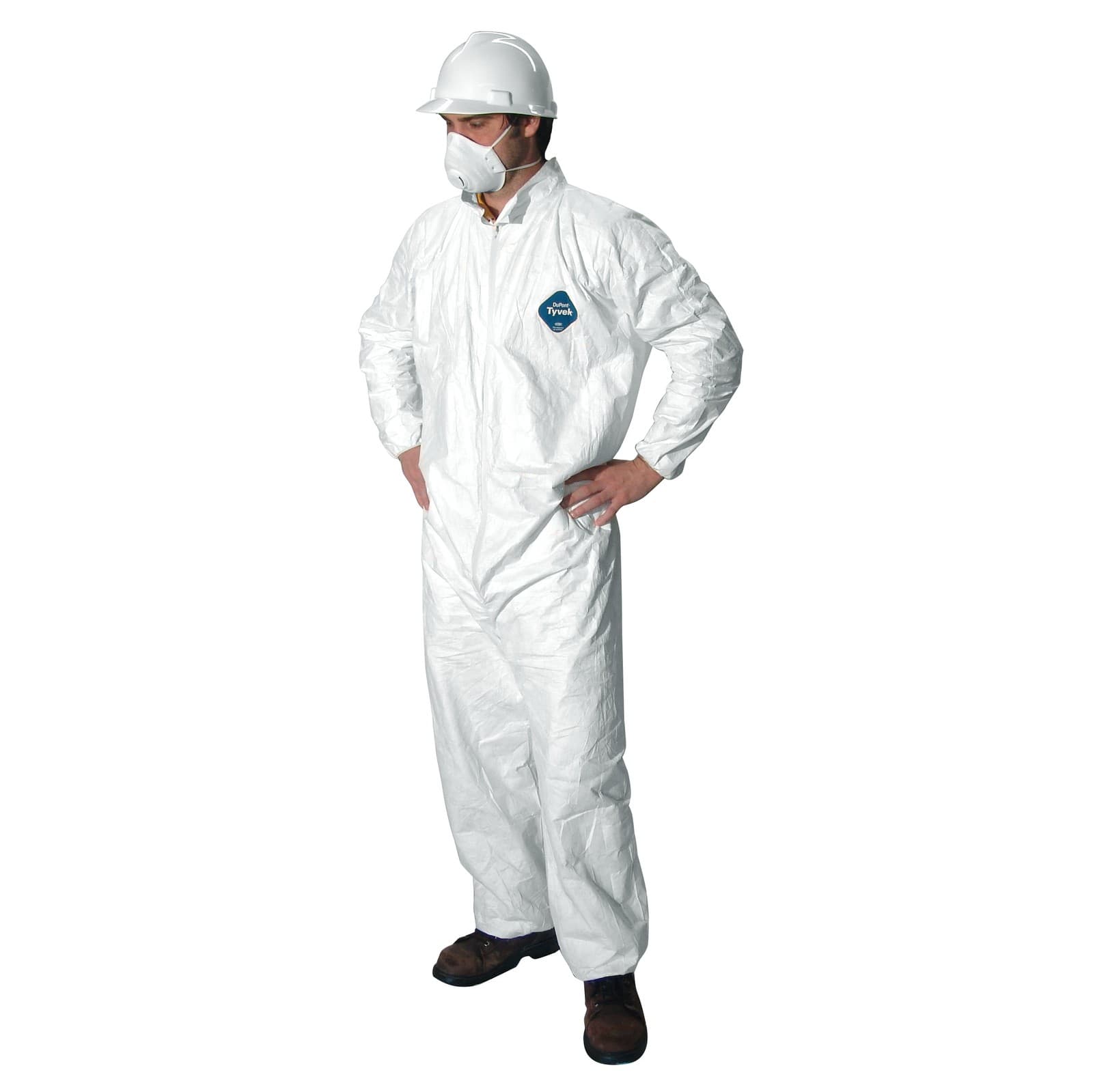 DuPont Tyvek 400 TY125S Disposable Protective Coveralls, White 2