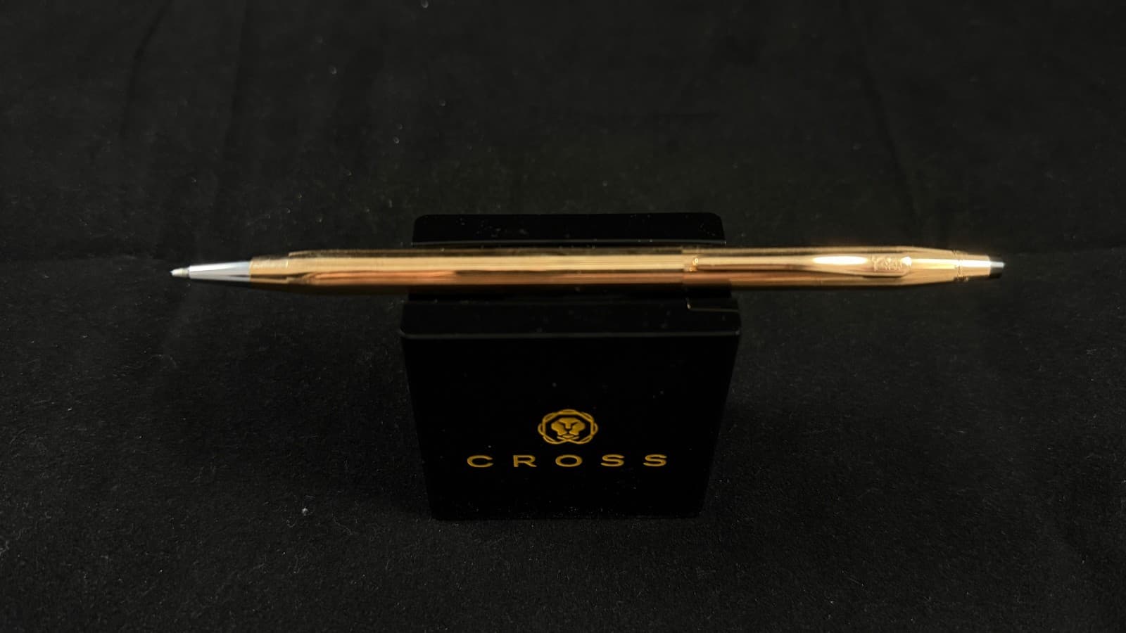 CROSS 14K FILLED/ROLLED GOLD CLASSIC CENTURY BALLPOINT PEN #1502 MADE IN THE USA 5