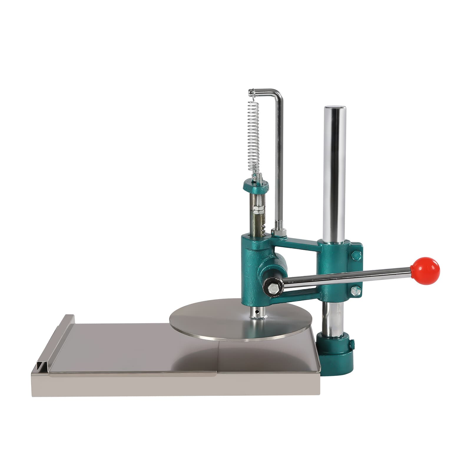 7.9" Pizza Dough Press Machine Stainless Steel Pizza Press Maker Hand Press Tool 4