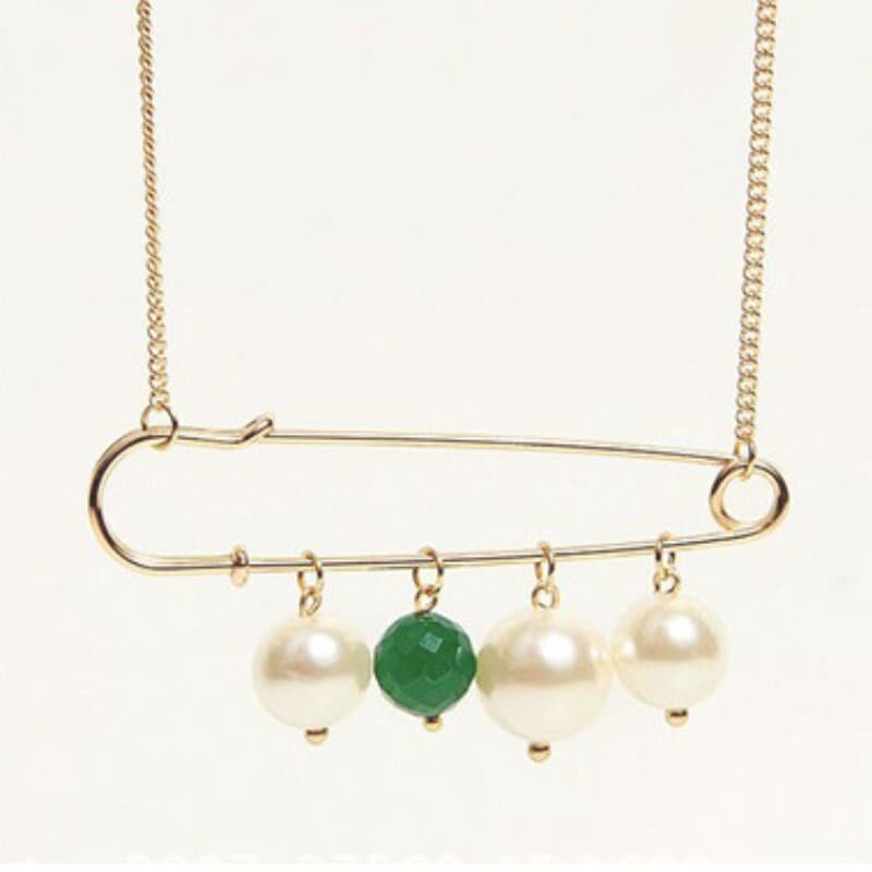 Safety Pins 90mm Large Metal Sewing Pins with Holes Bronze Tone 10Pcs 3