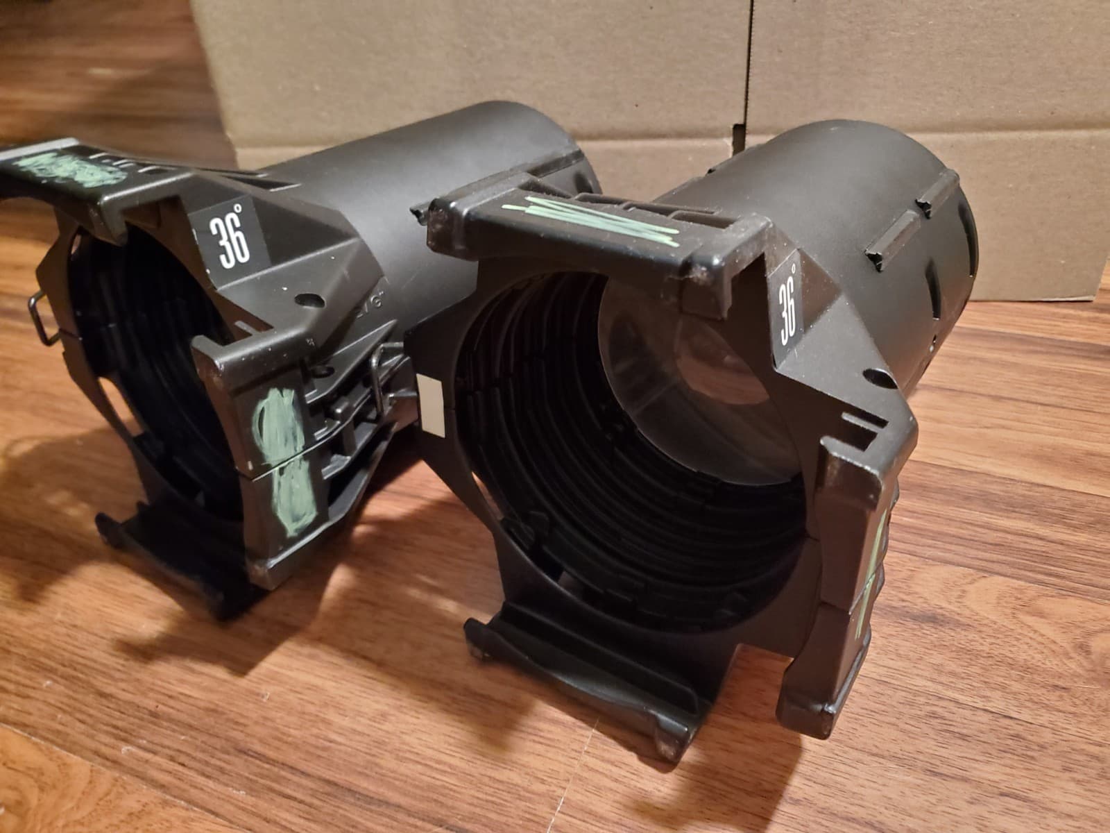 Lot of 2 ETC Source Four Ellipsoidal 36° Degree Barrel Lens Rev G