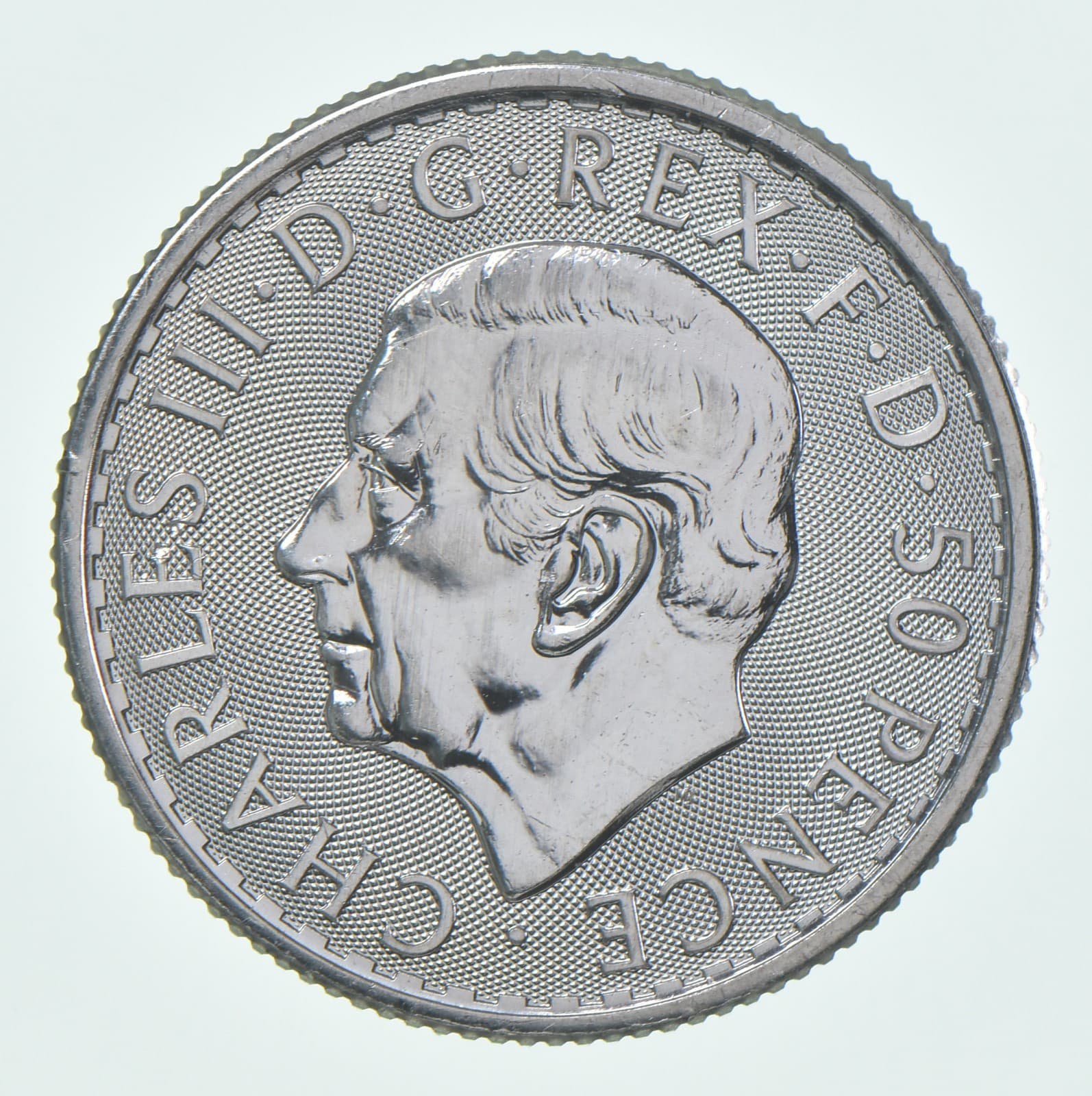 2025 Great Britain 50 Pence Silver Britannia 1/4 Oz 0.25 Oz Silver 2