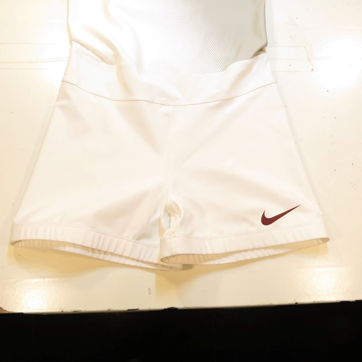 NIKE TEXAS A&M AGGIES COLLEGE TRACK SINGLET SPEED SUIT Womens L White  3