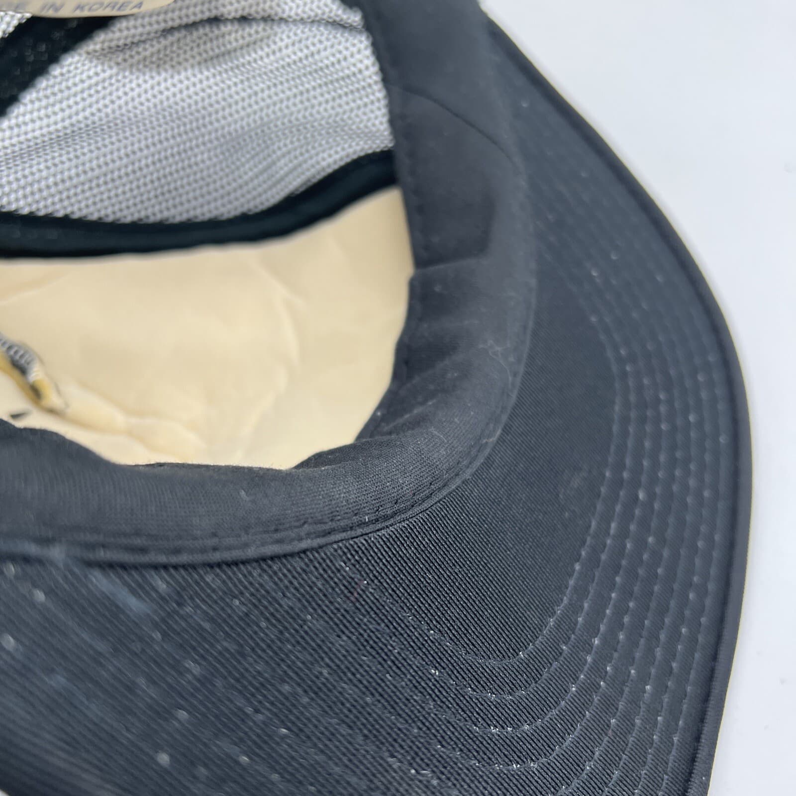 Arcata volunteer fire department California black mesh snapback hat vintage used 5