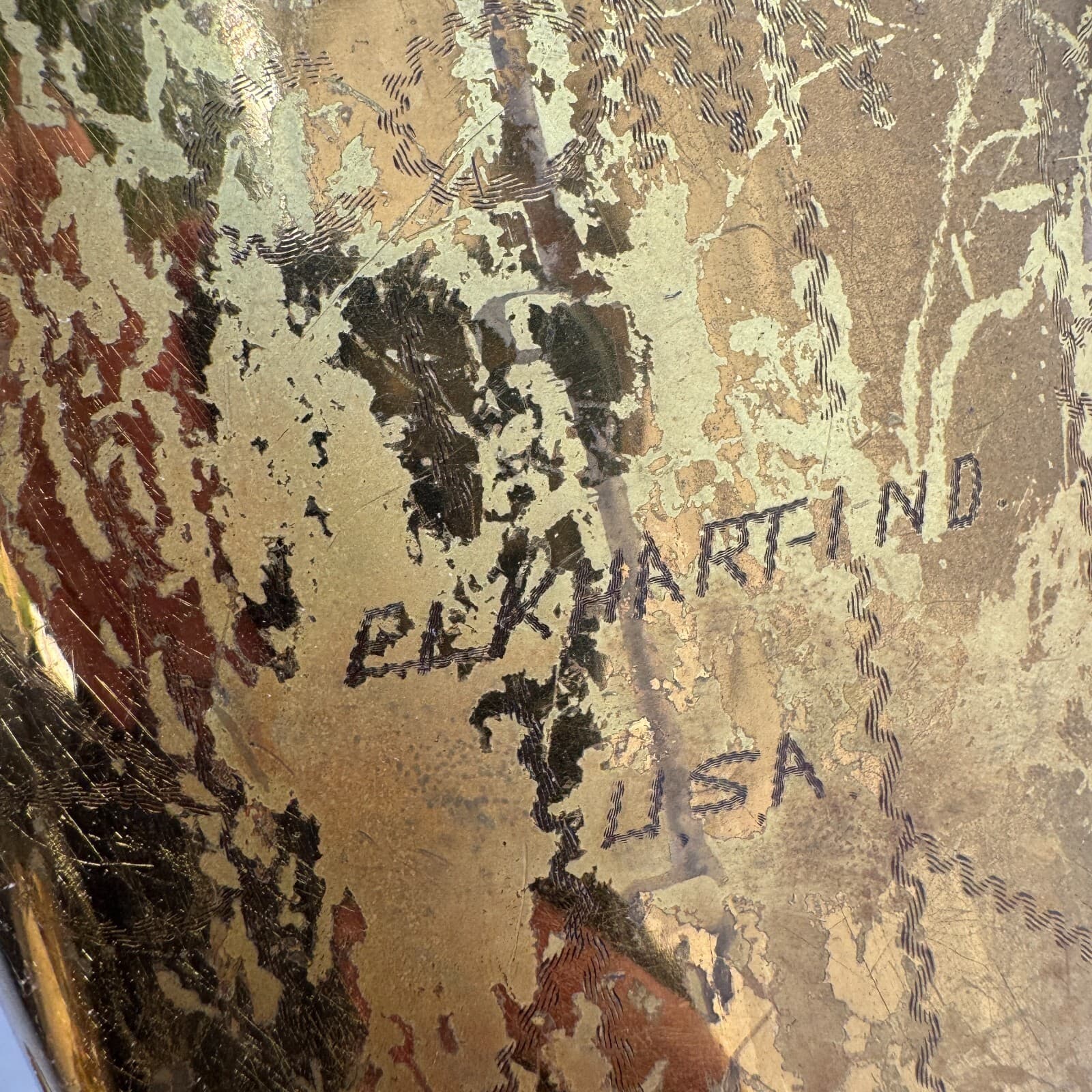 Conn Euphonium 3 Valve Bell Front Baritone Brass As Is 6