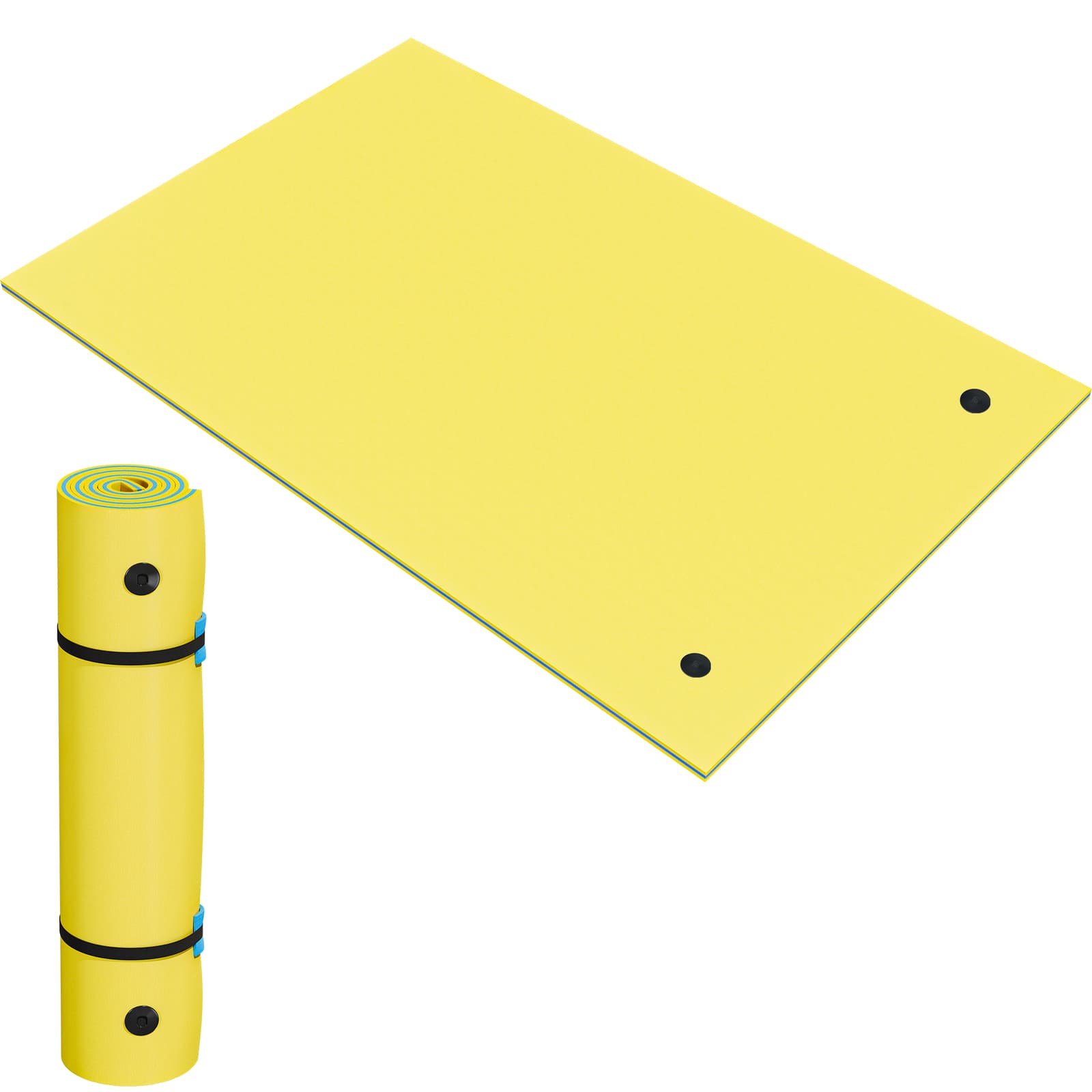 Floating Water Mat 3 Layer XPE Foam Floating Water Pad for Pool Lakes 9 x 6 feet