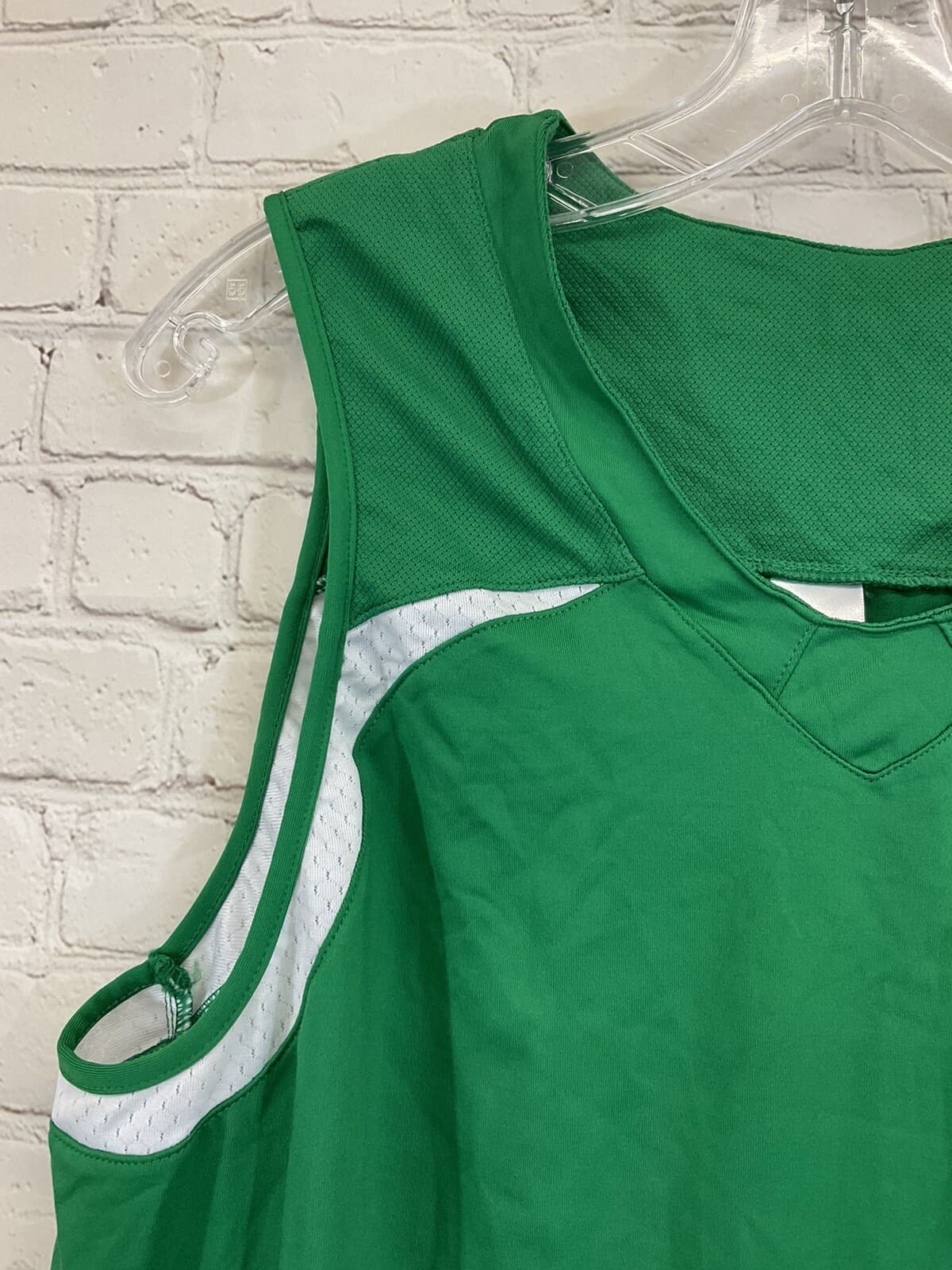 Holloway Adult Unisex Team 4052 Medium Kelly Green White Basketball Jersey New 3