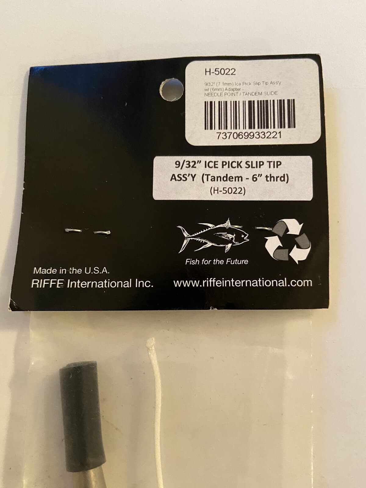 New 9/32" (7.1mm) Riffe Slip Tip Assembly for Speargun Needle Point 6mm Thread 3