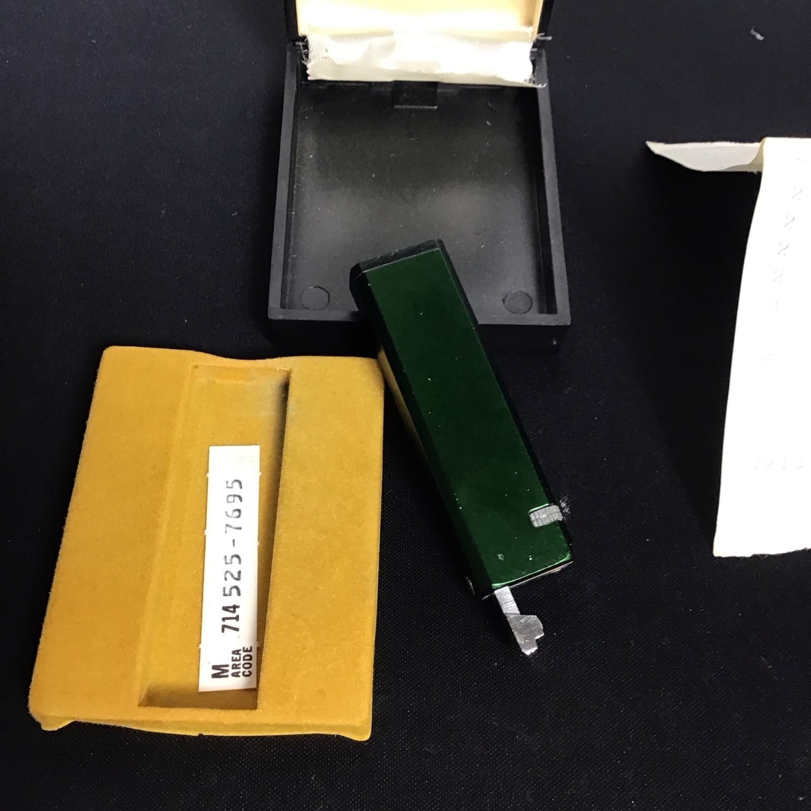 VTG Firebird Division Of Colibri CORP. Cigarette Lighter Green in box JAPAN 6