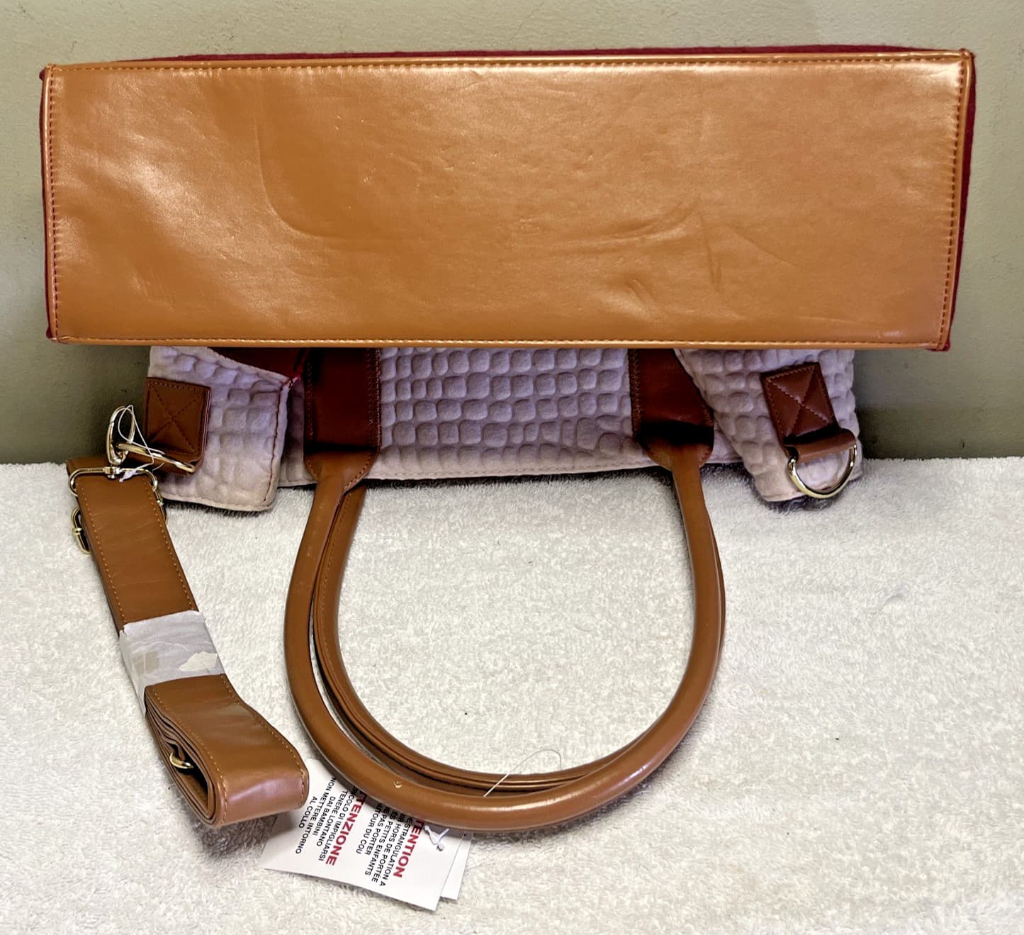 Disney Parks Lightweight Crossbody Tote Bag Red Polyester New with Tags NWT 5