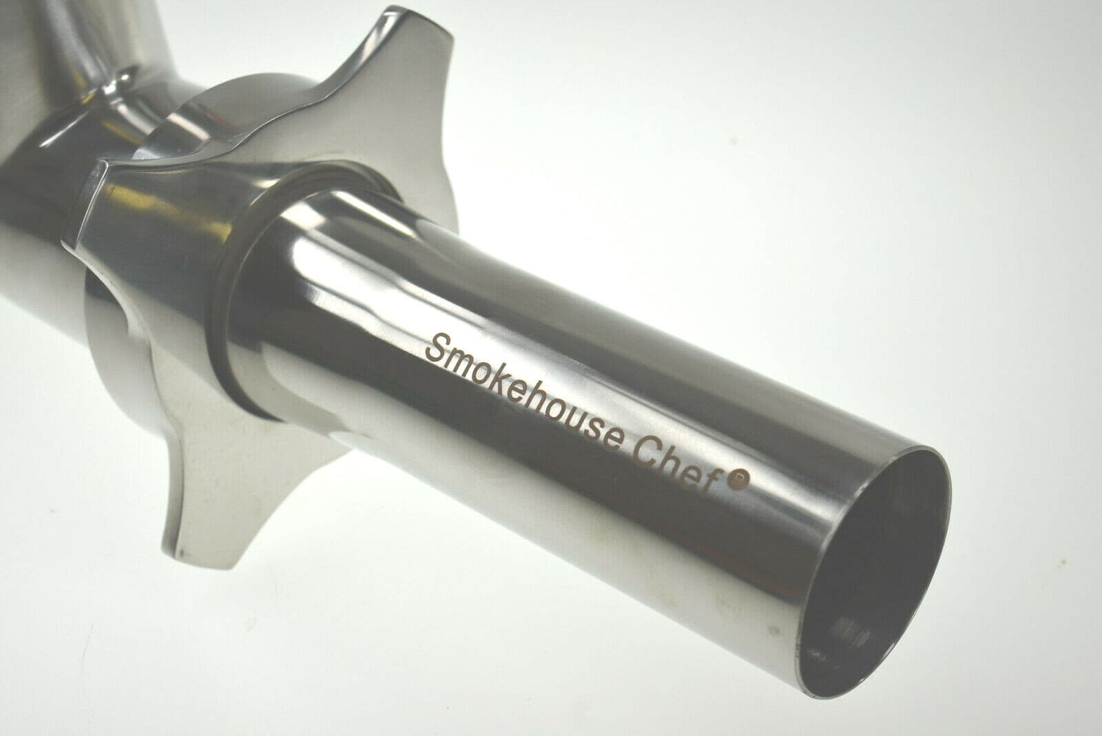 Size #12  Meat Bag filling tube for Cabelas meat grinder  Stainless Steel 4