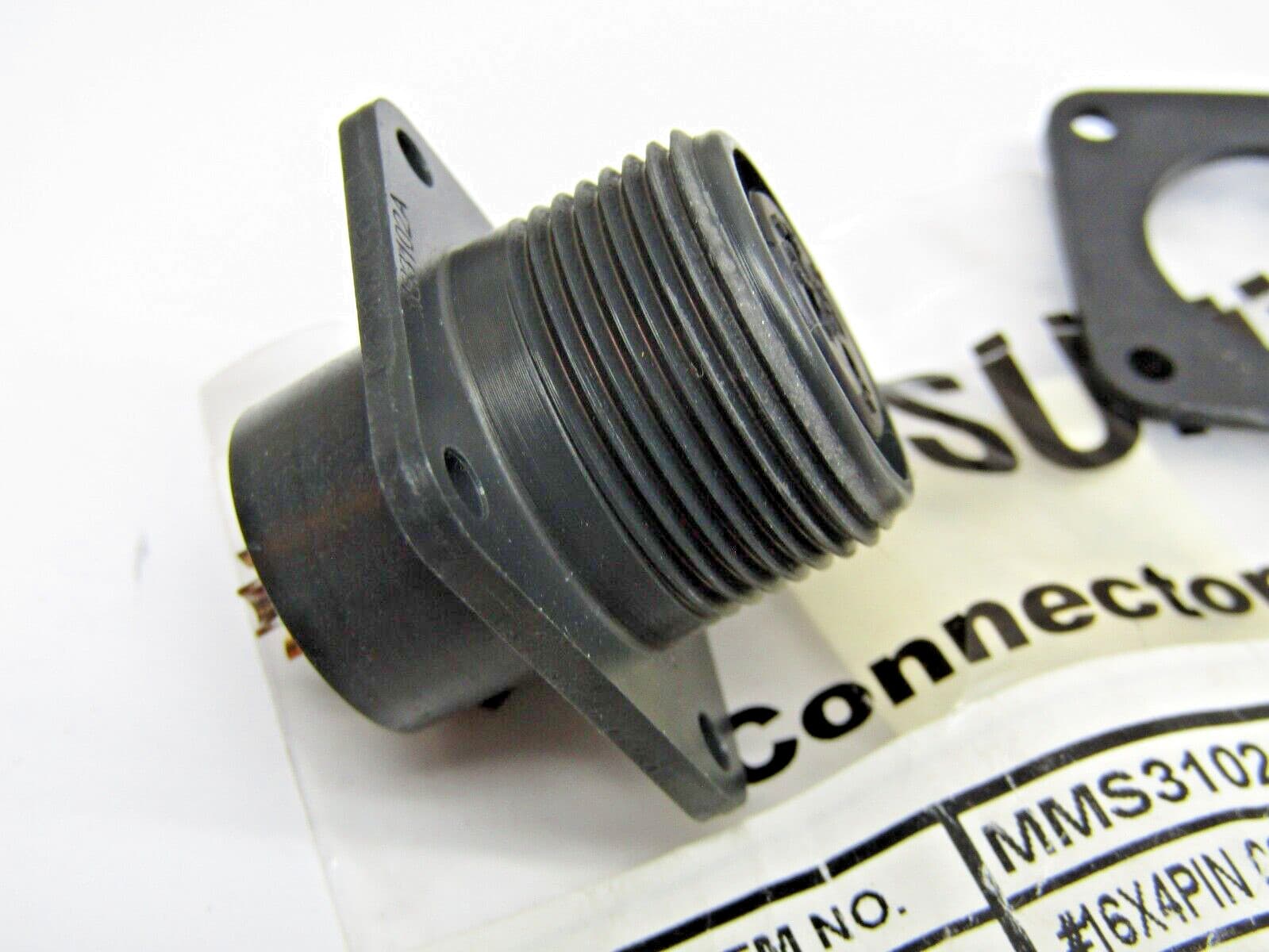 Misumi MMS3102A-14S-2-S Circular 4 Pin Connector Receptacle 14S-2-S 4