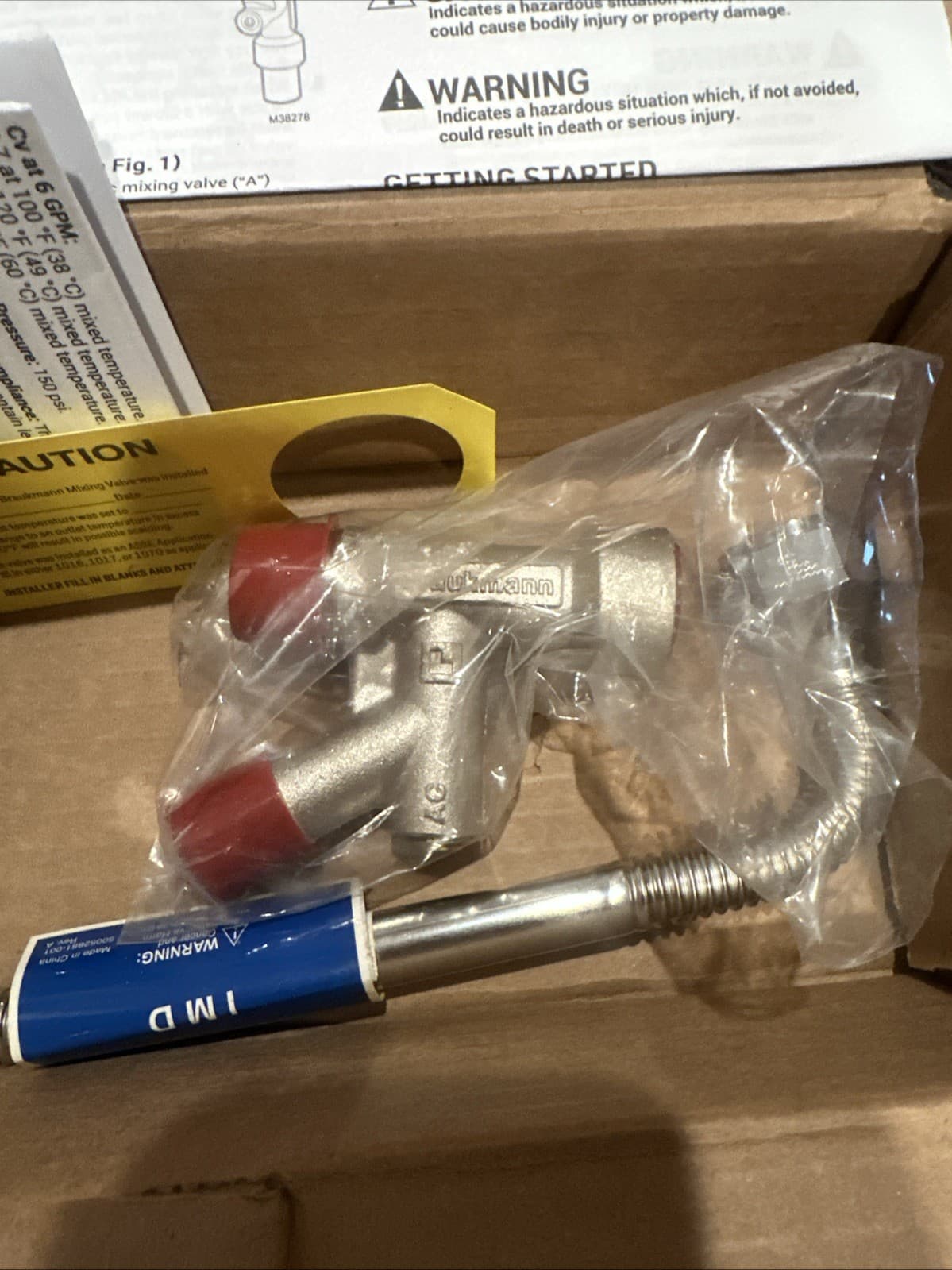 Braukmann AMX300TLF Direct Connect Mixing Valve Kit Never Used ￼ 4