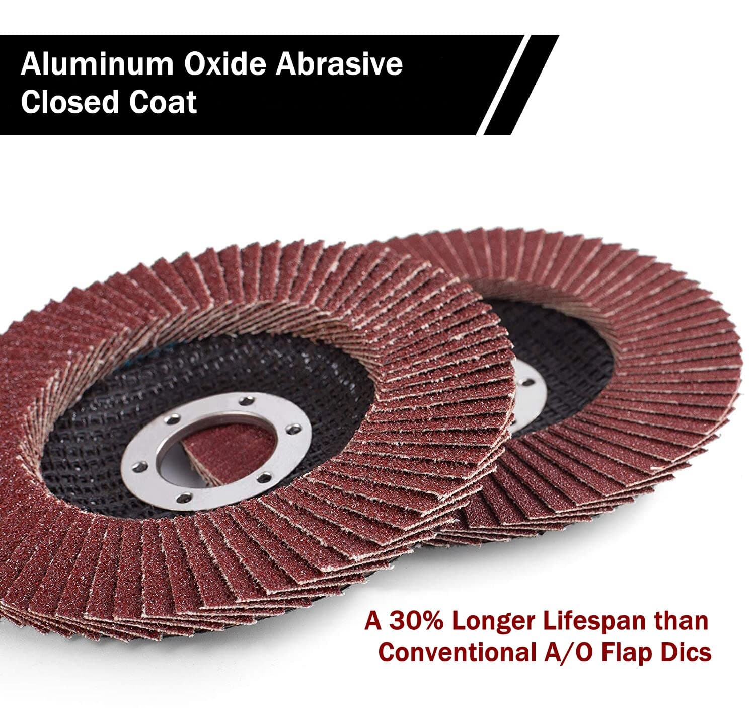 Flap Disc 4.5" 4-1/2 40 60 80 120 Grit For Grinder Sanding Grinding Wheels USA 4