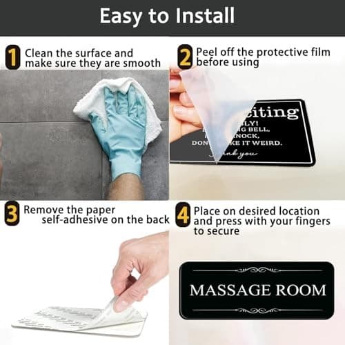 Sign For Door Acrylic Plastic The Games Closet Sign With 3x10IN Acrylic1 5