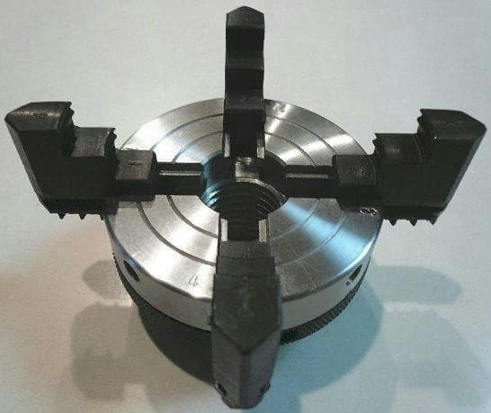 4-Jaw x 3" Self-Centering Lathe Scroll Chuck Fits Shopsmith 5/8" Spindle New 4