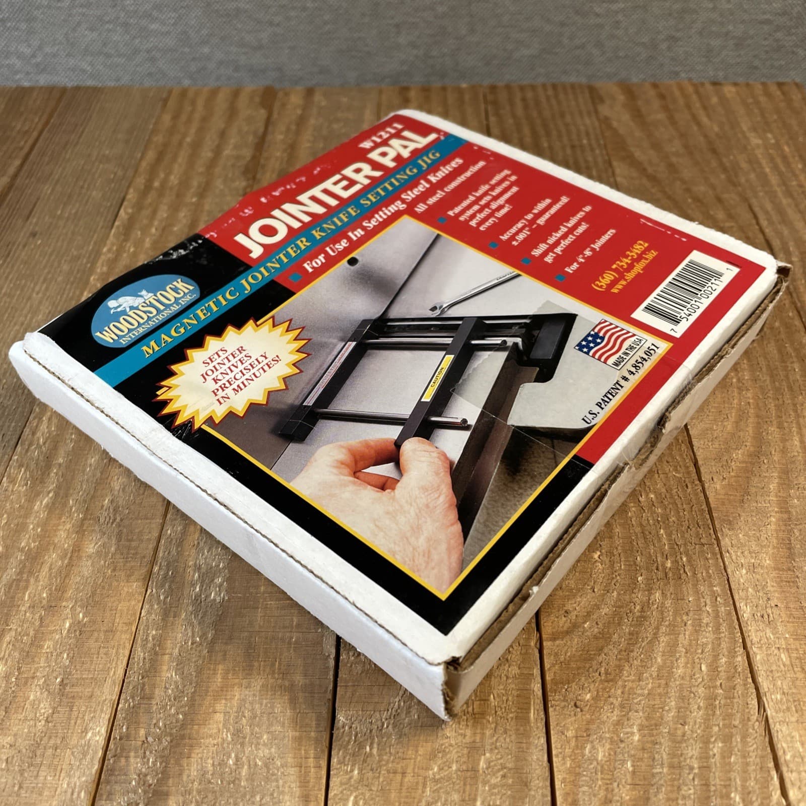 Woodstock Jointer Pal Magnetic Jointer Knife Setting Jig W1211 EUC 4