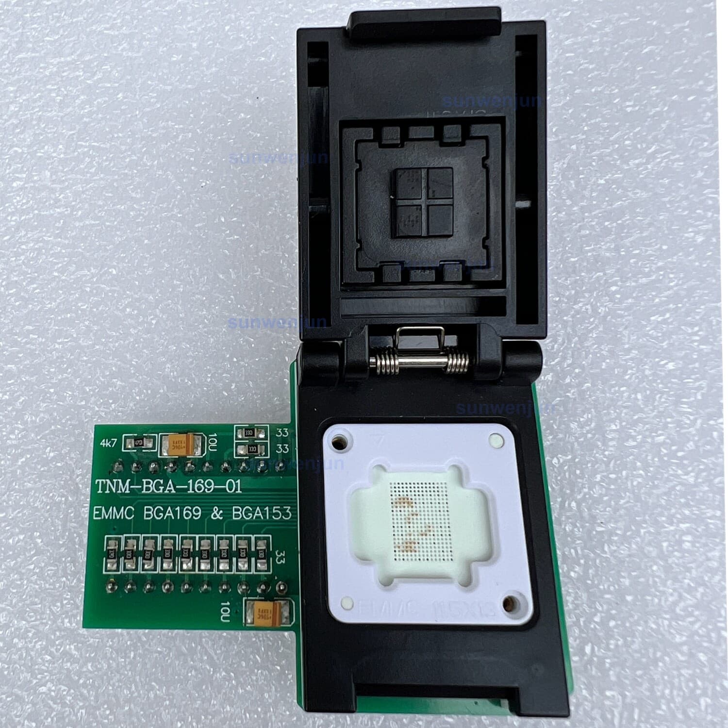 TNM-BGA-169-01,emmc nand flash BGA169 BGA153 adapter only for TNM5000 /TNM7000 3