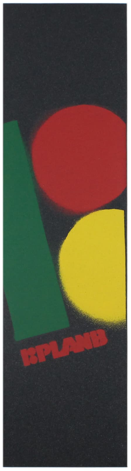 PLAN B RASTA STENCIL LOGO Skateboard Grip Tape Sheet Griptape