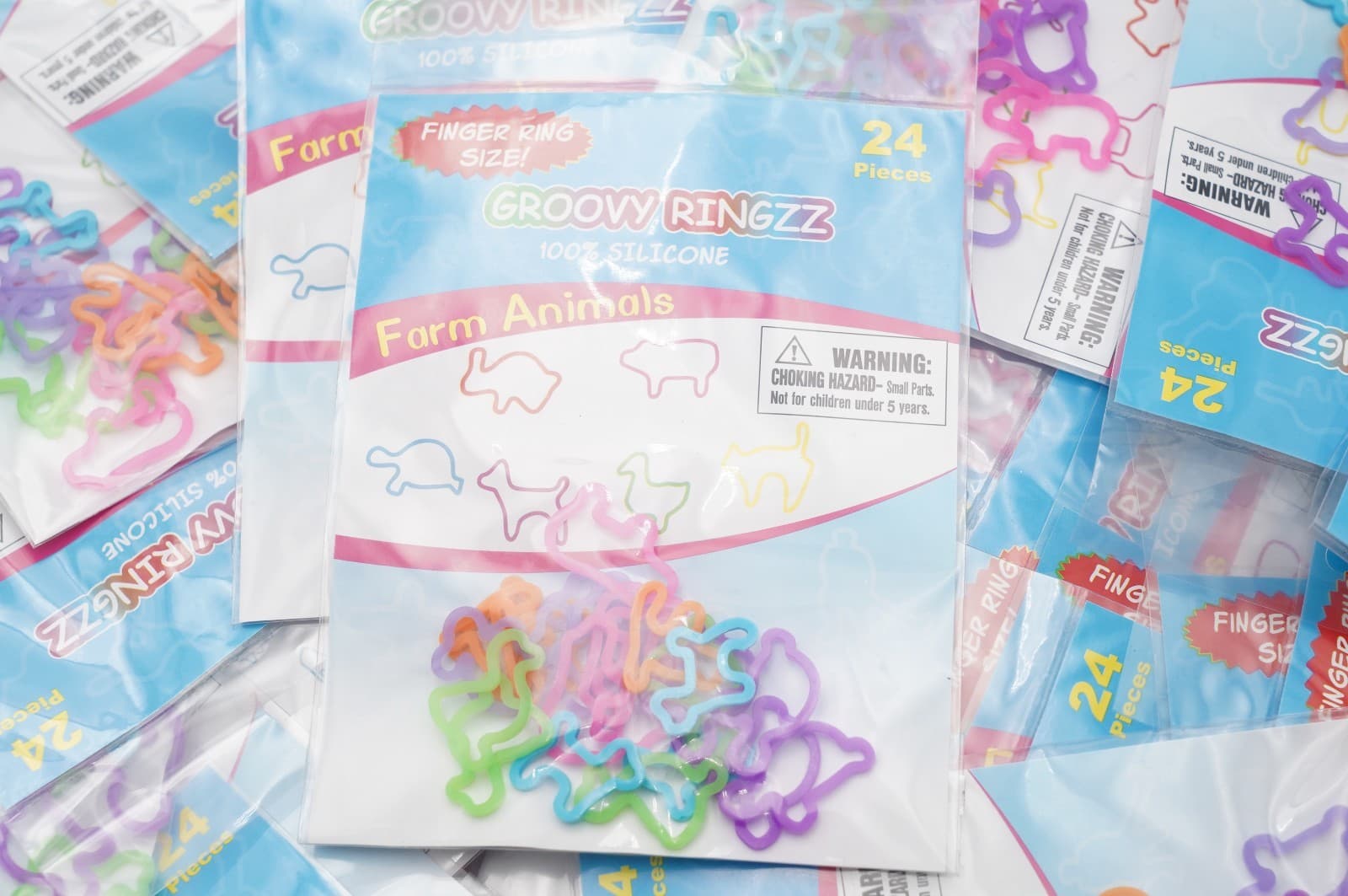 24-Pack Silly Bands Rings Various Themes Shapes Animals Fantasy Etc. CHOOSE