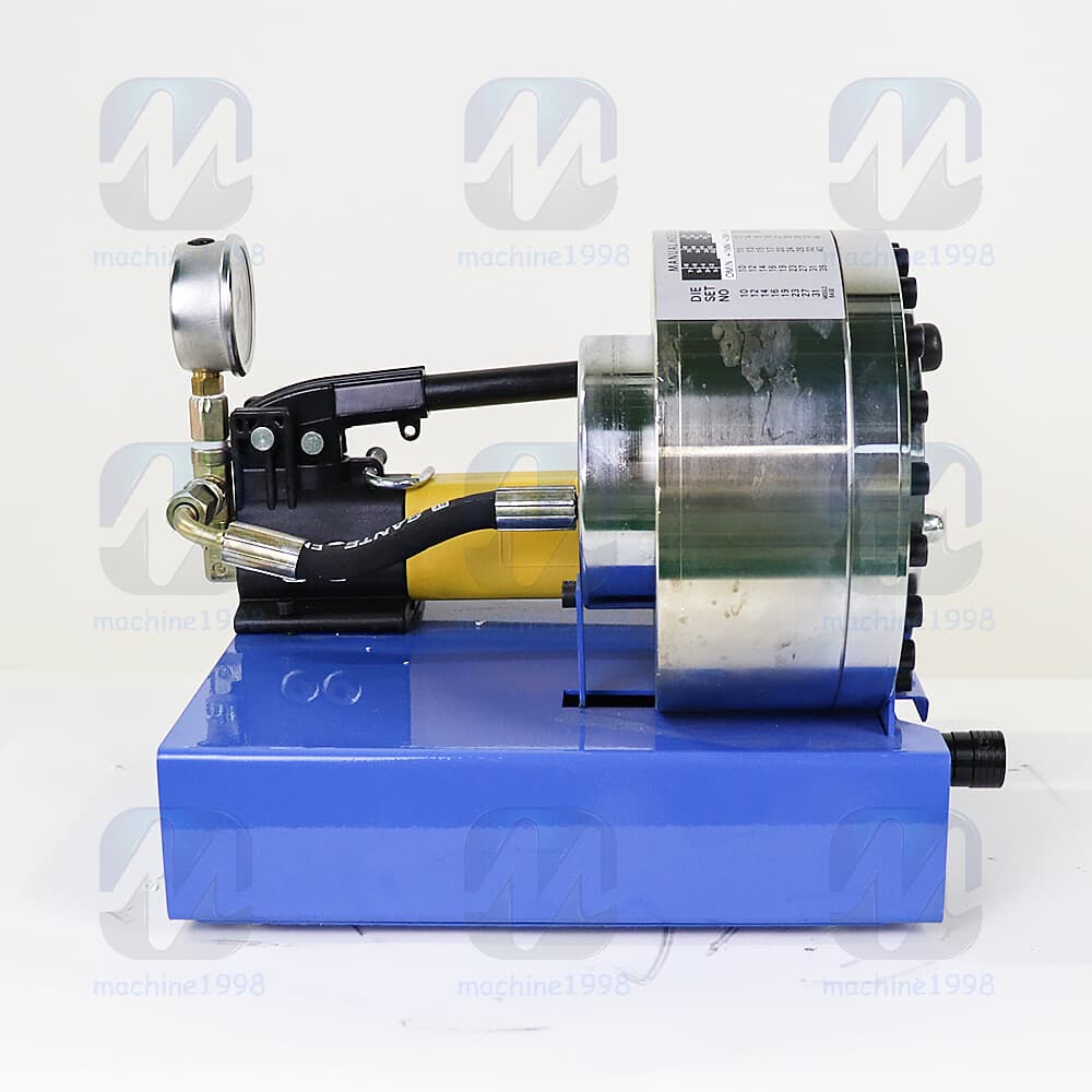 Hydraulic Hose Crimper Hose Pipe Crimping High Pressure Manual With 8 sets Molds 3
