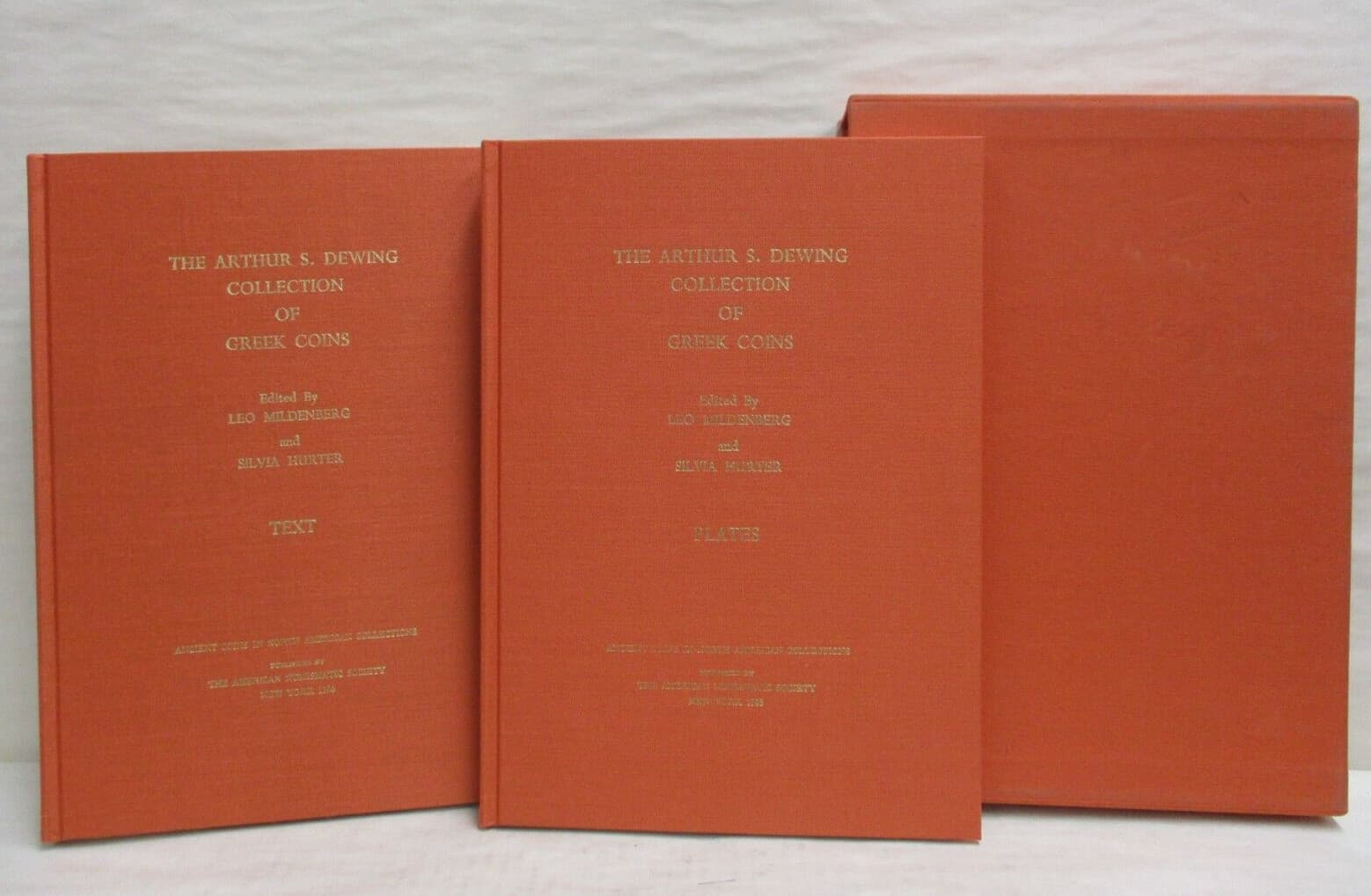 The Arthur S. Dewing Collection of Greek Coins 2 Book Set with Slipcase ANS 1985