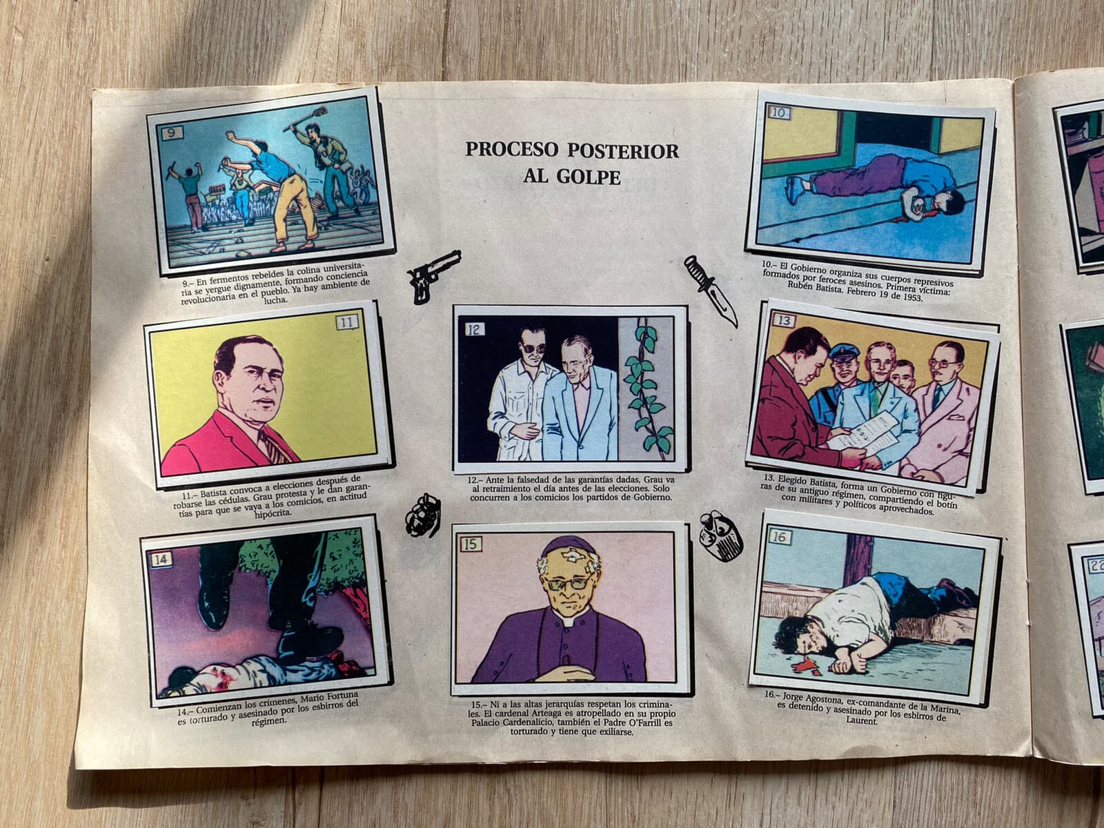 Album de la revolucion cubana 1952-1959 complete 268 trading card album 4