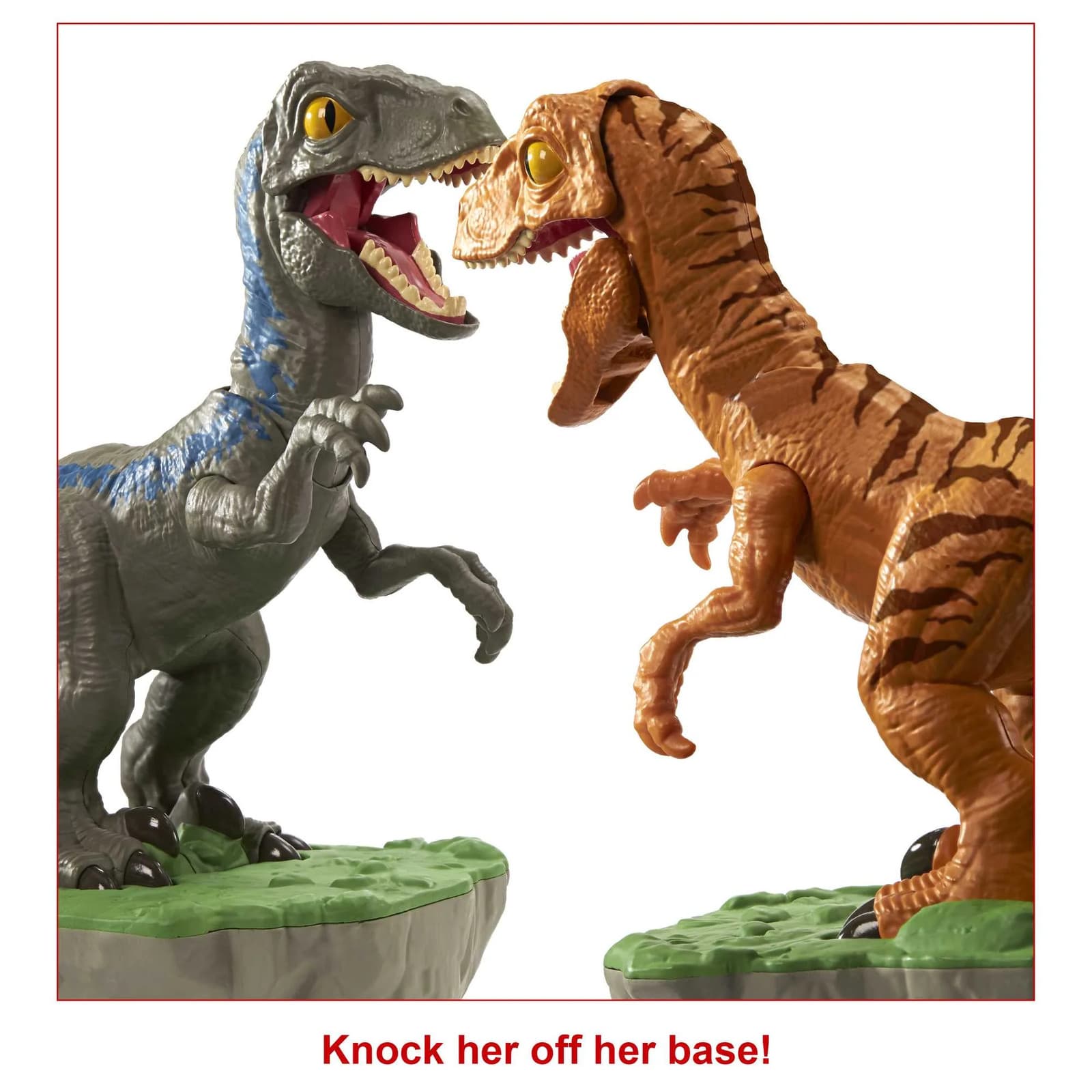 Rock ‘Em Sock ‘Em Robots Blue Vs Atrociraptor  Dominion Game 5